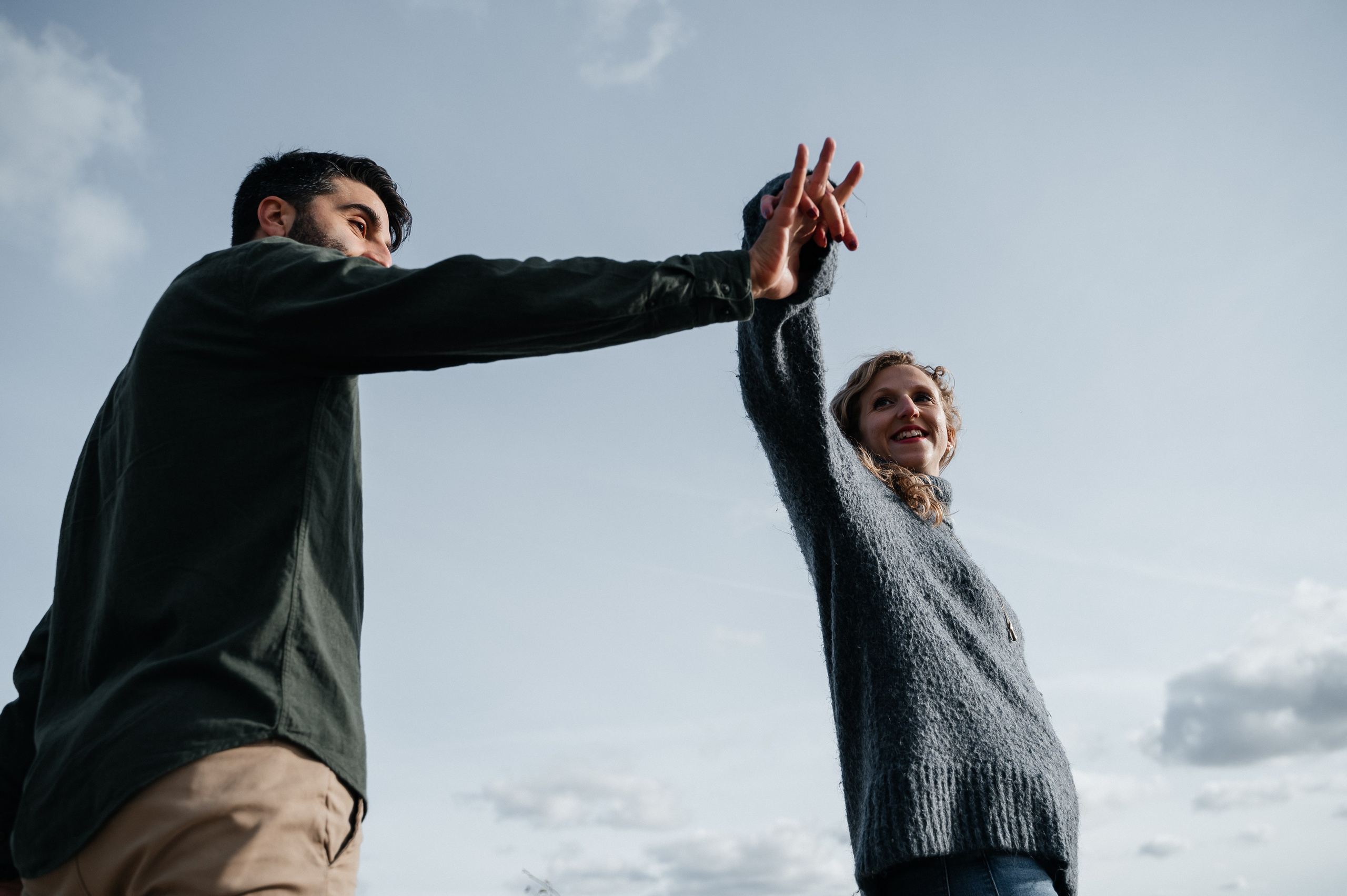 Parfotografering på Skrea strand | Fotograf i Falkenberg. Bröllops- och familjefotograf i Halmstad | Valentina