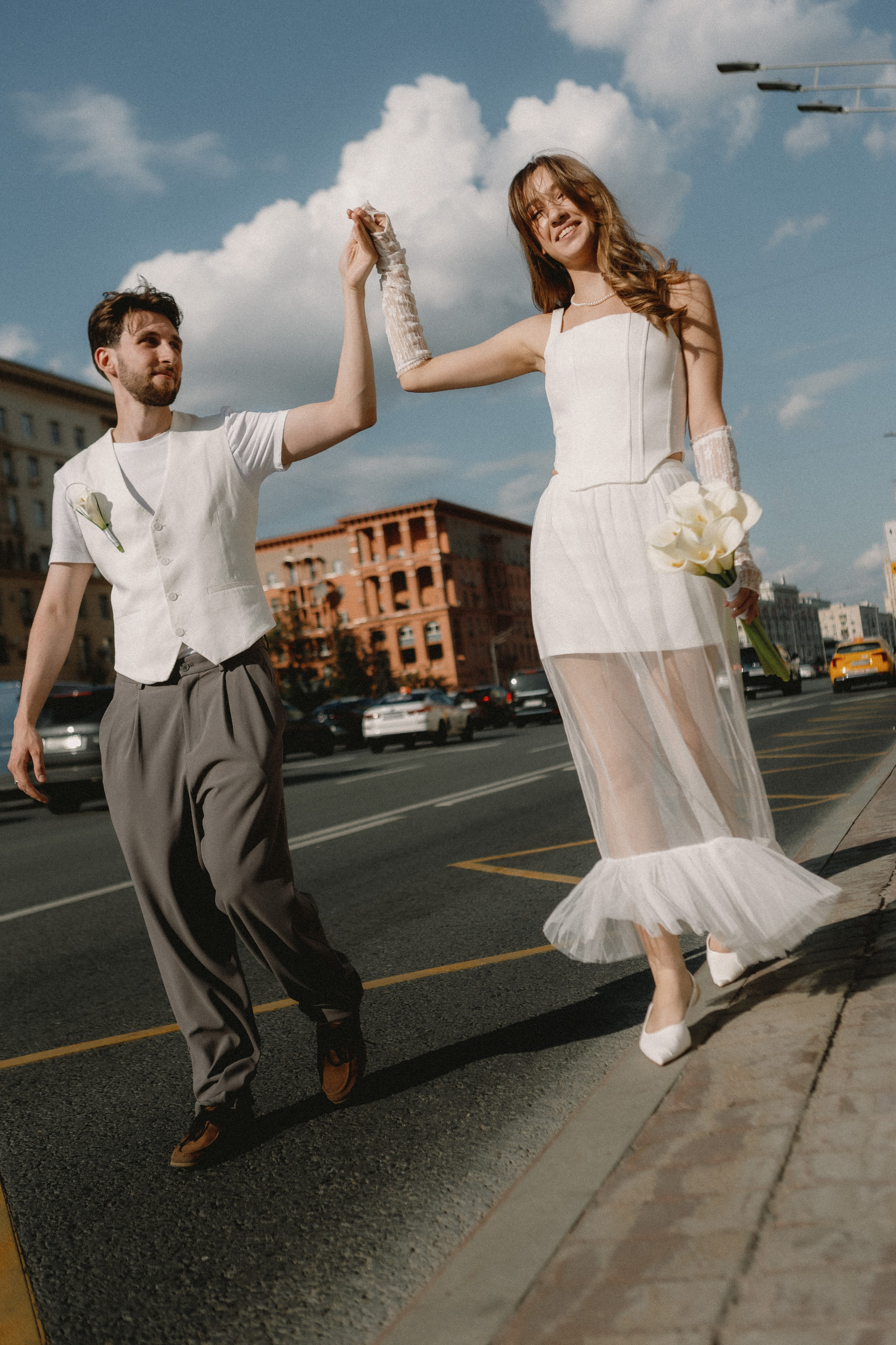 Свадебная фотосессия на Кутузовском проспекте от фотографа Калагиной Свеьланы