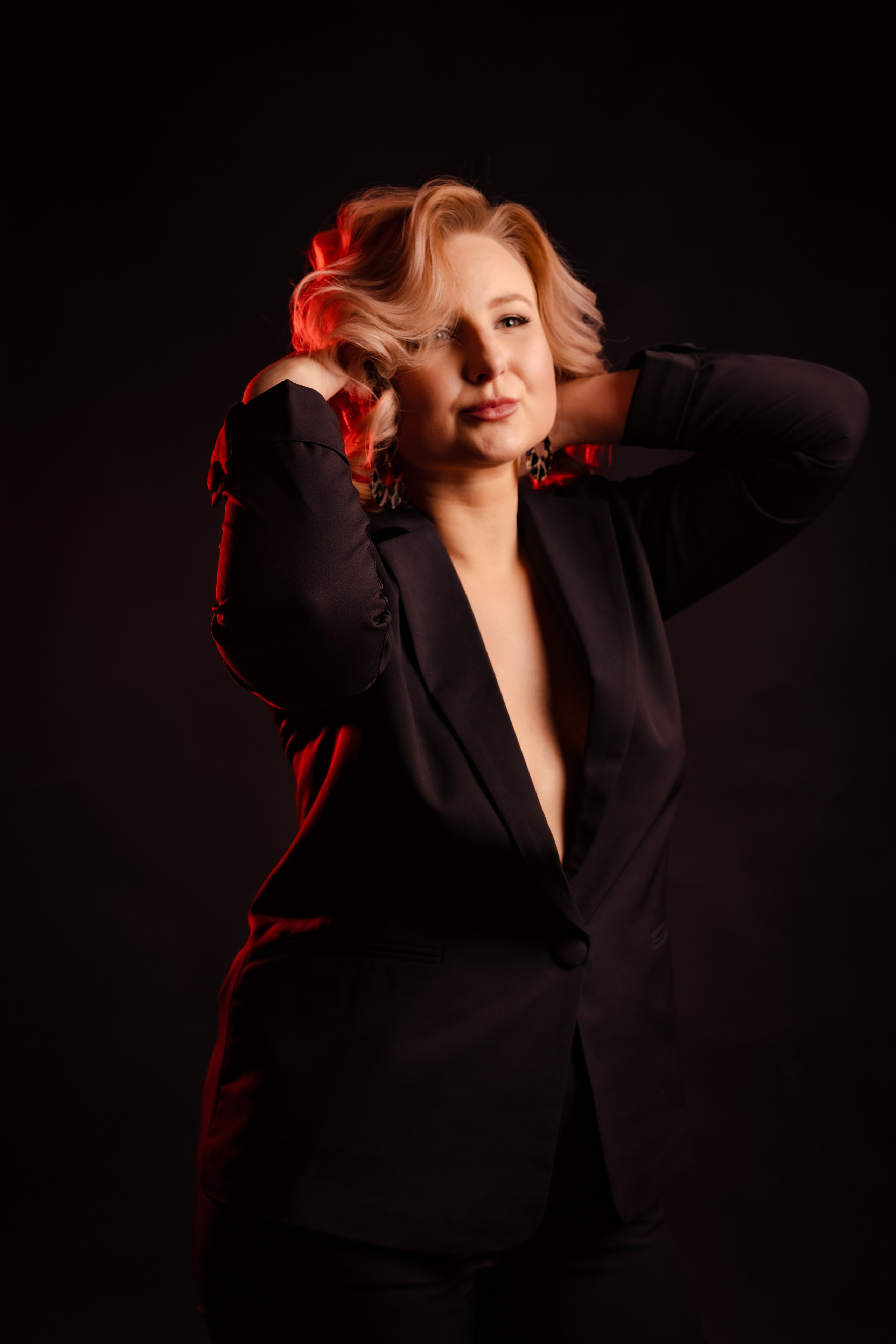 Анна Гламурная в черном. Свадебный фотограф в Москве