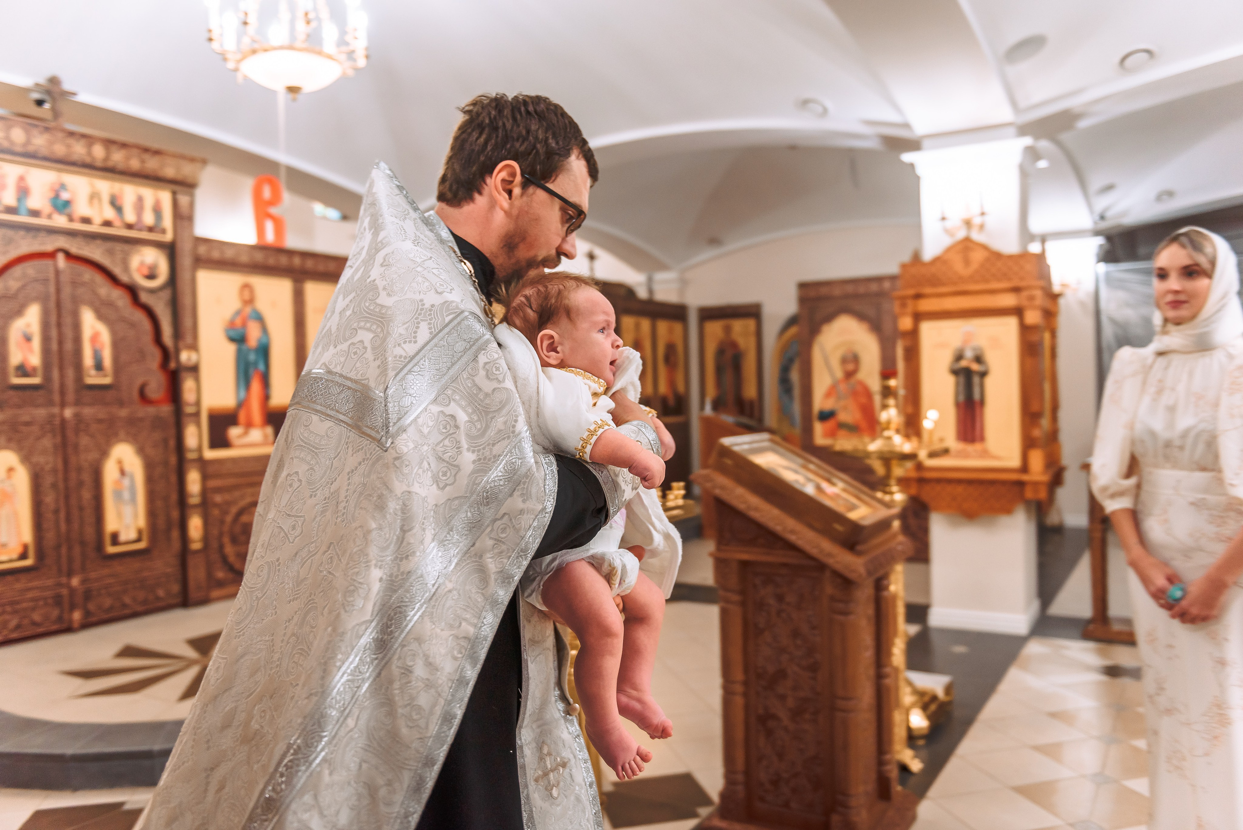Крещение в Храме иконы Божией Матери Неупиваемая Чаша. Свадебный и семейный фотограф в Москве Юлия Винник