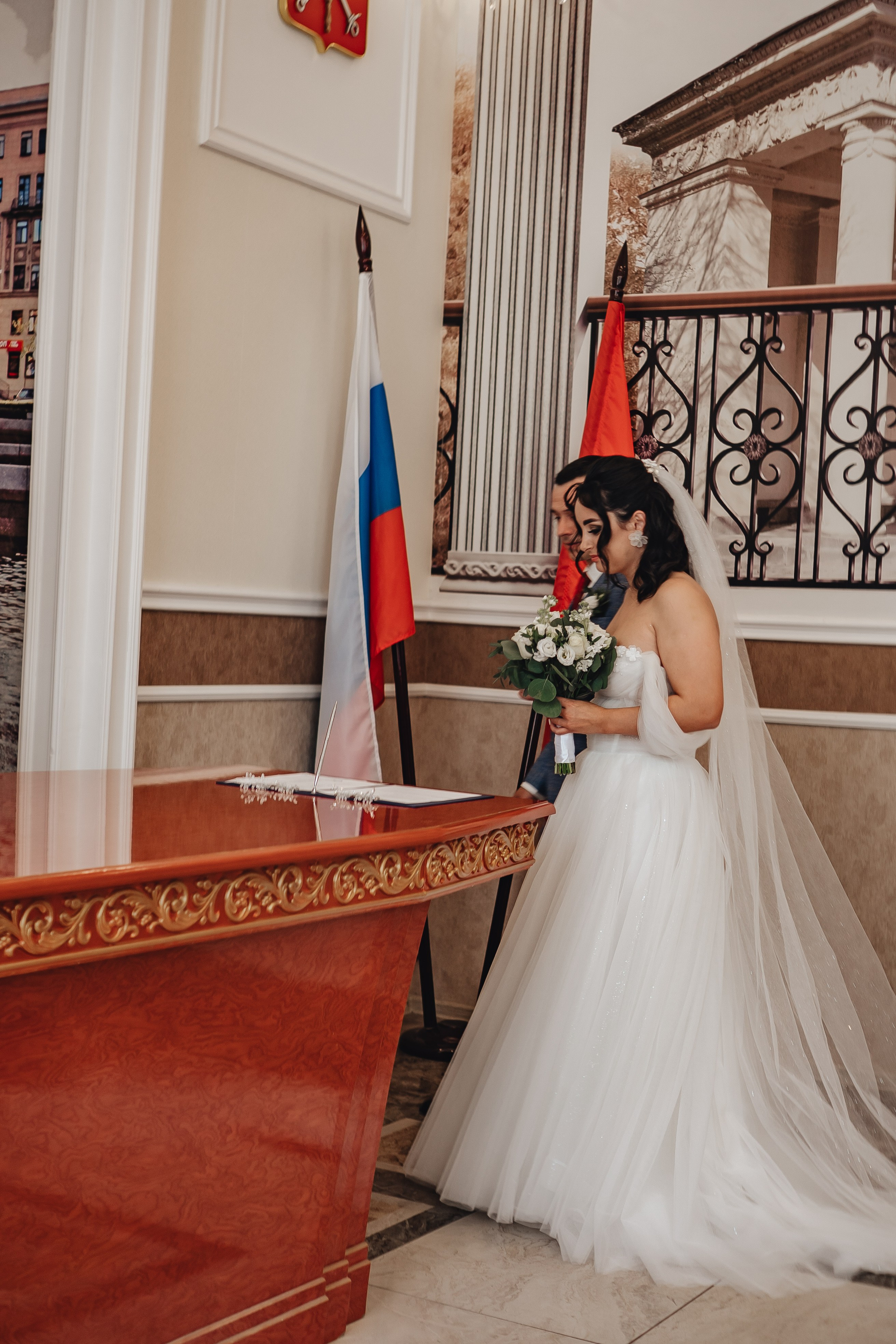 СВАДЕБНАЯ СЬЕМКА В ЗАГСЕ НА МОСКОВСКОМ ПРОСПЕКТЕ. Профессиональный фотограф, Санкт-Петербург — Виктория Богомолова