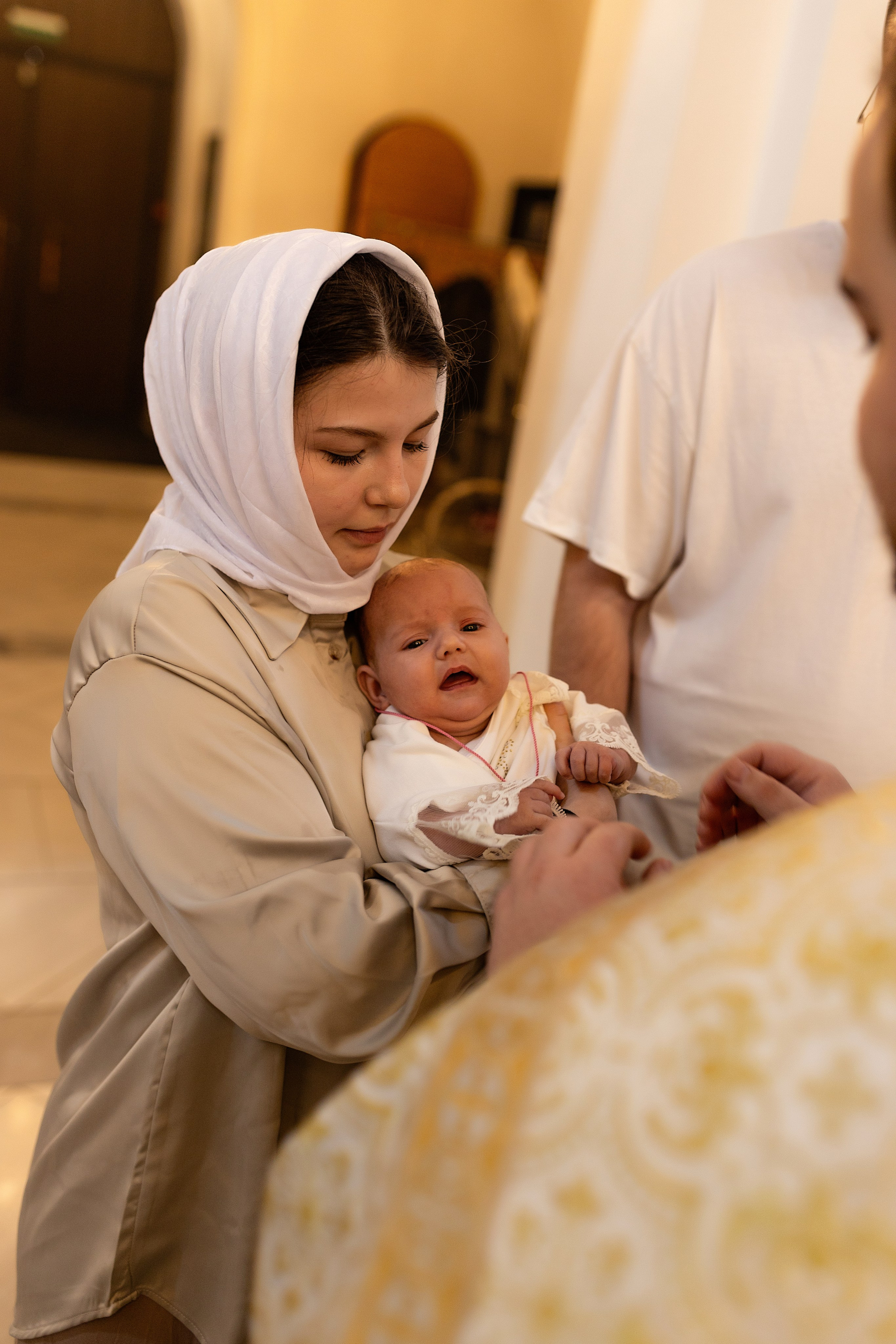 Таинство крещения Алисы. Фотограф в Железнодорожном и Балашихе