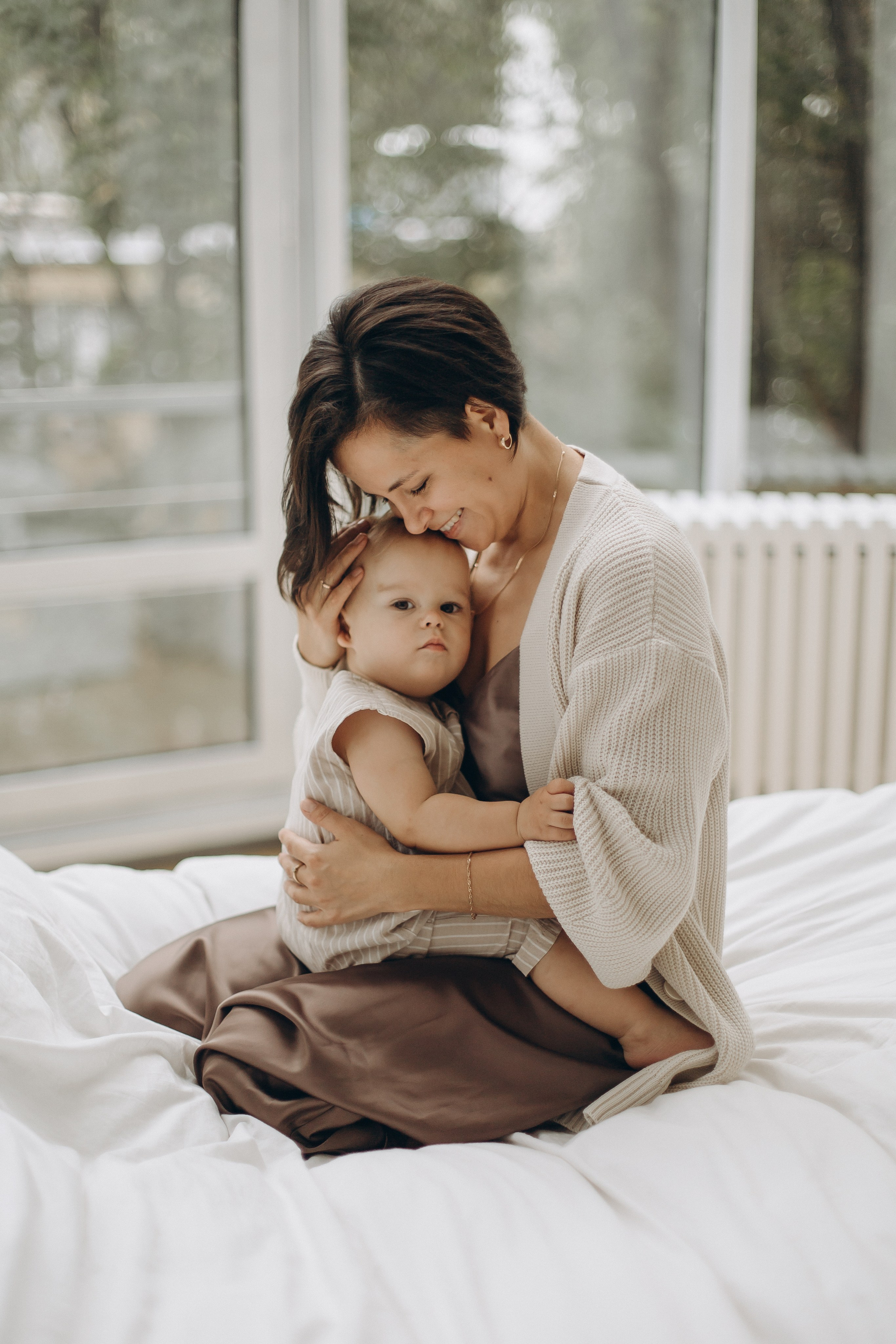 Фотосессия с малышом в студии. Семейный фотограф в Москве и Королеве Евгения Баукова