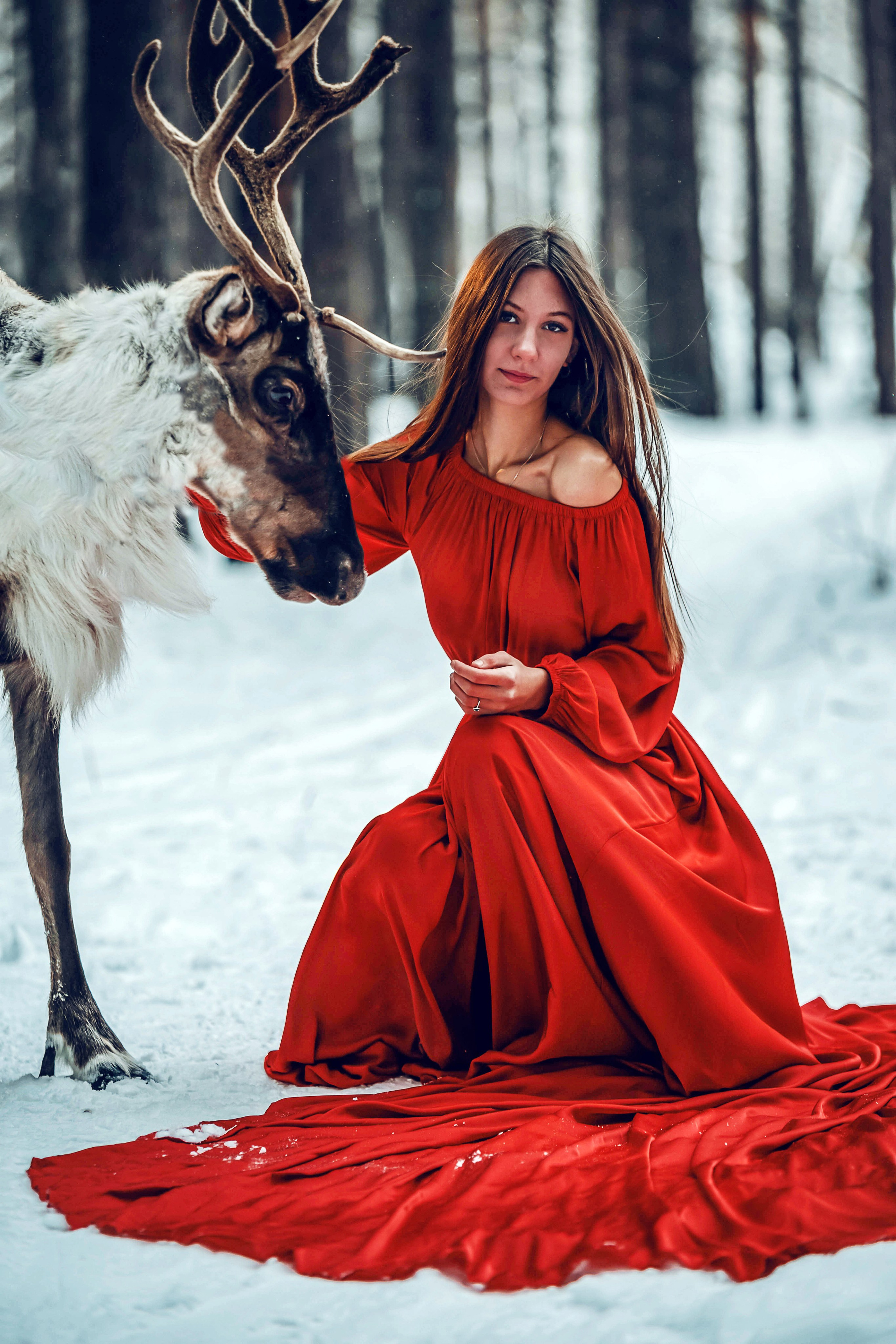 Олениха Нося 2024. Конный фотограф в Красноярске — Любовь Похабова