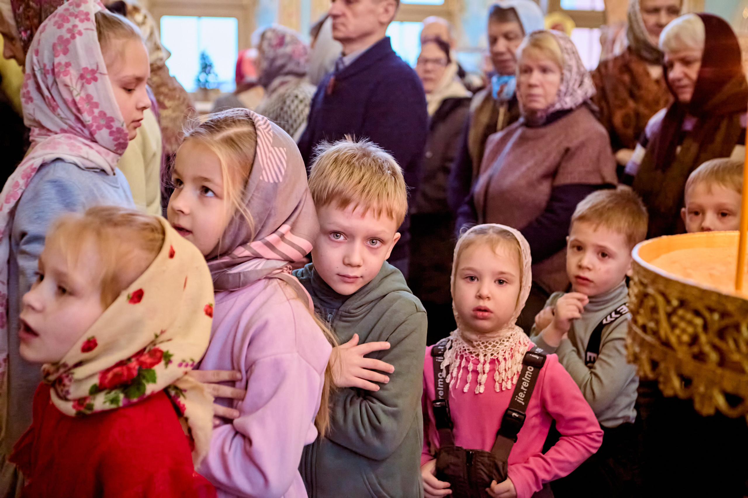 Фотографии во время богослужения