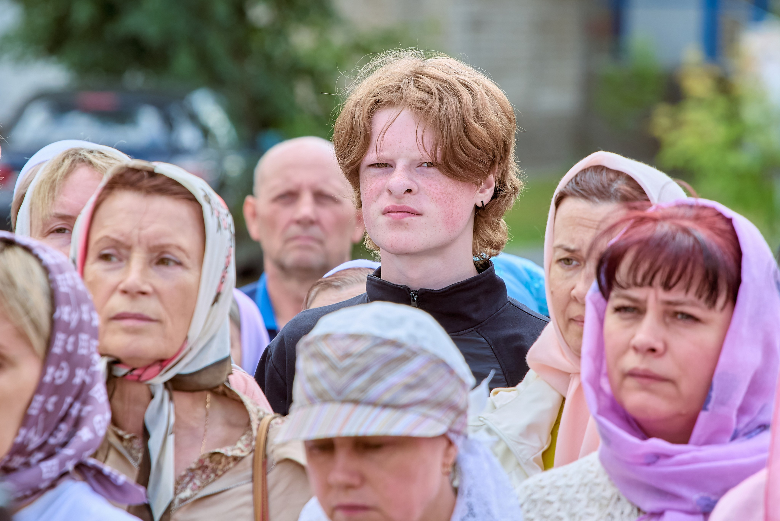 Фотографии портретов Крестного хода в Дзержинске