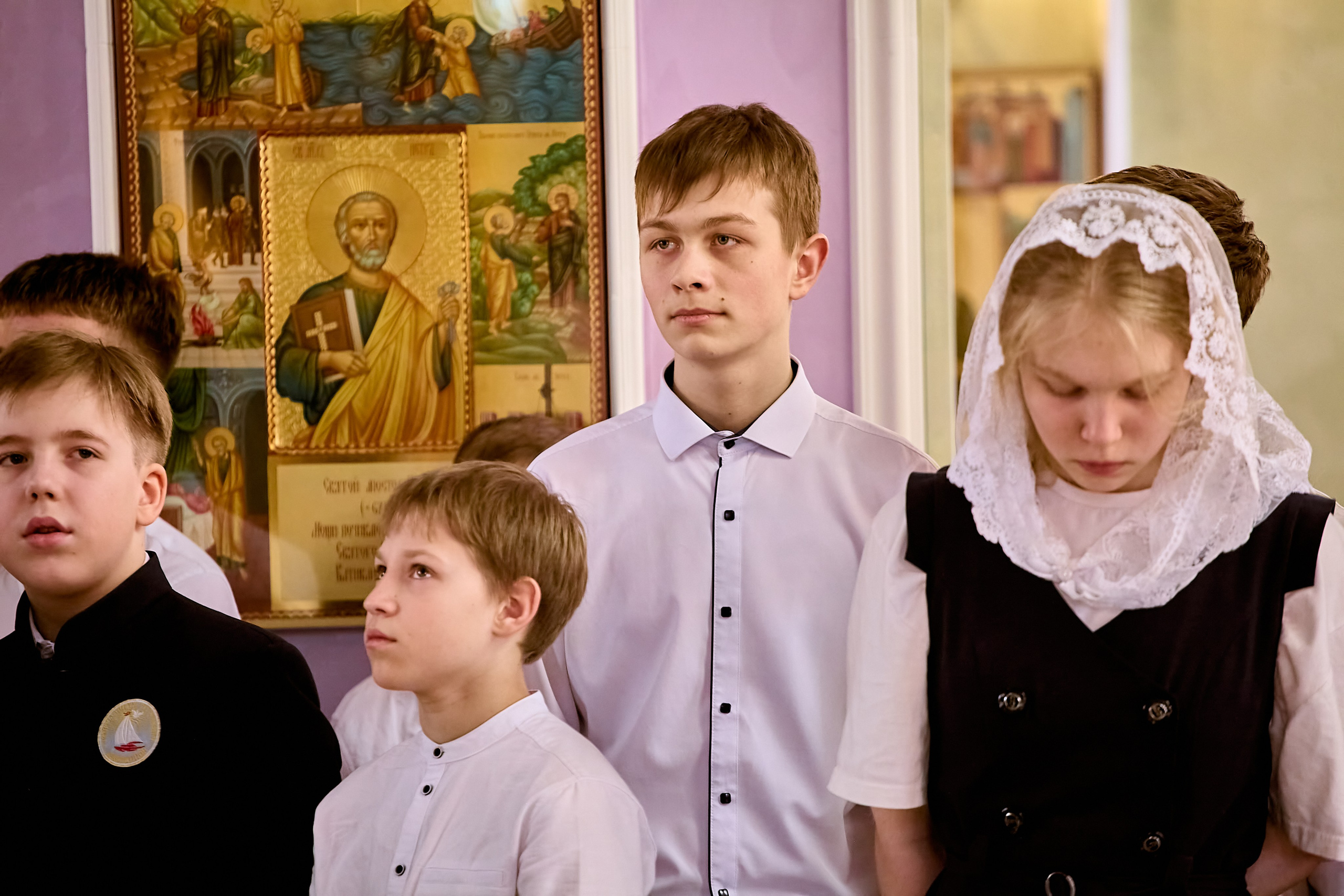 Лица Храма Детский Портрет в Храме