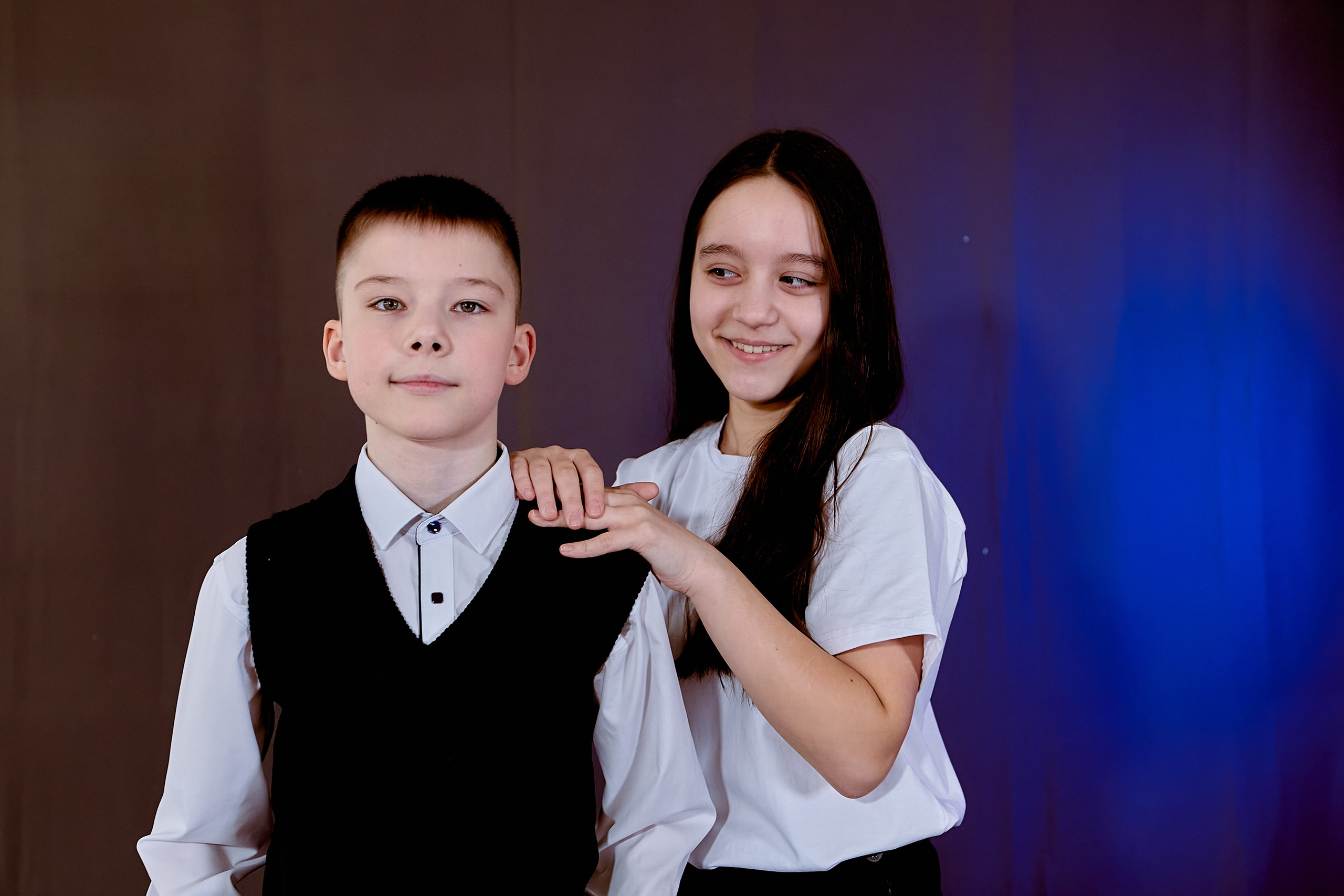 Школьная фотосессия учеников 6 класса