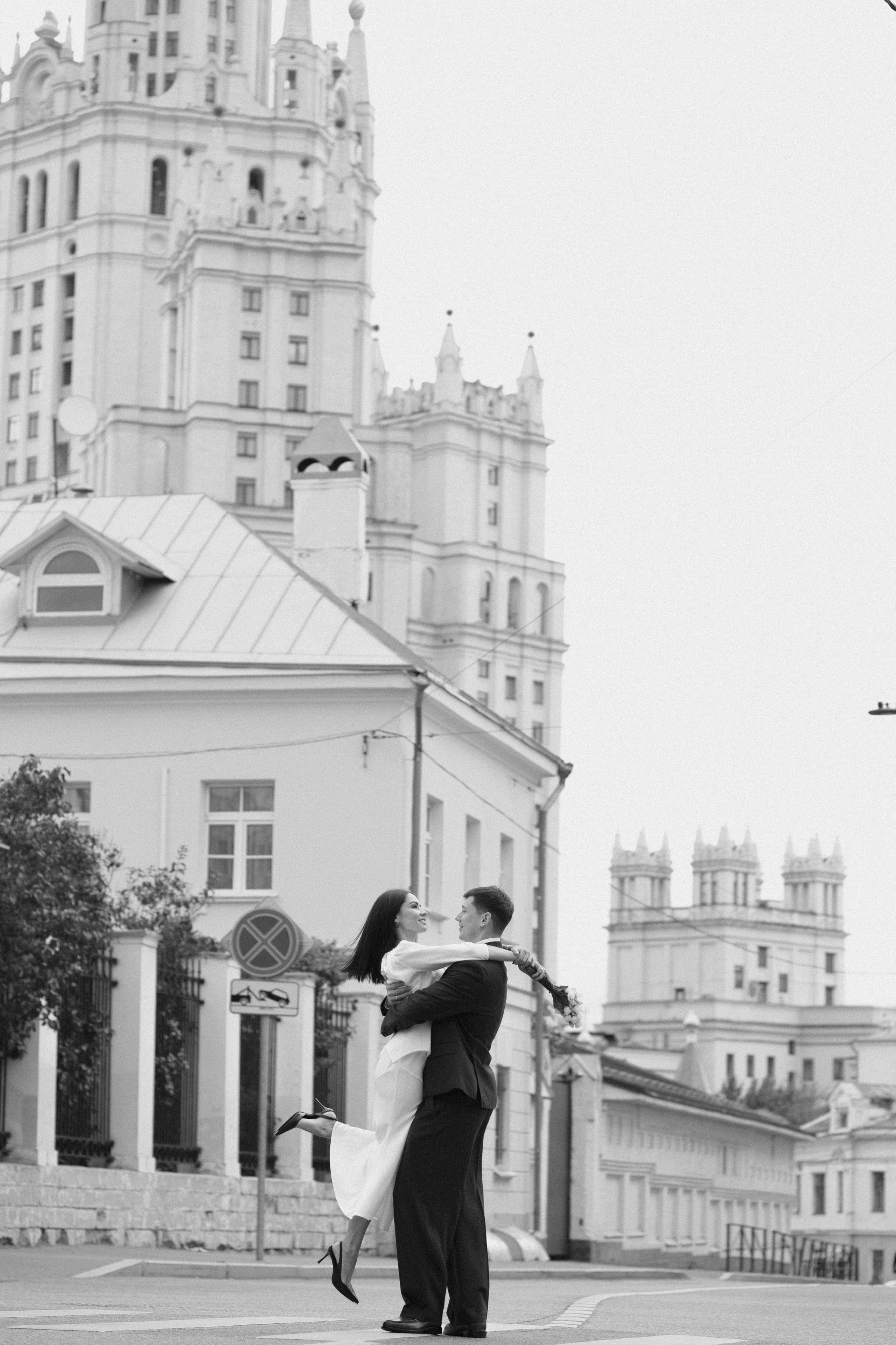 Свадьба Дмитрия и Юлии. Студийные, прогулочные съемки. Москва