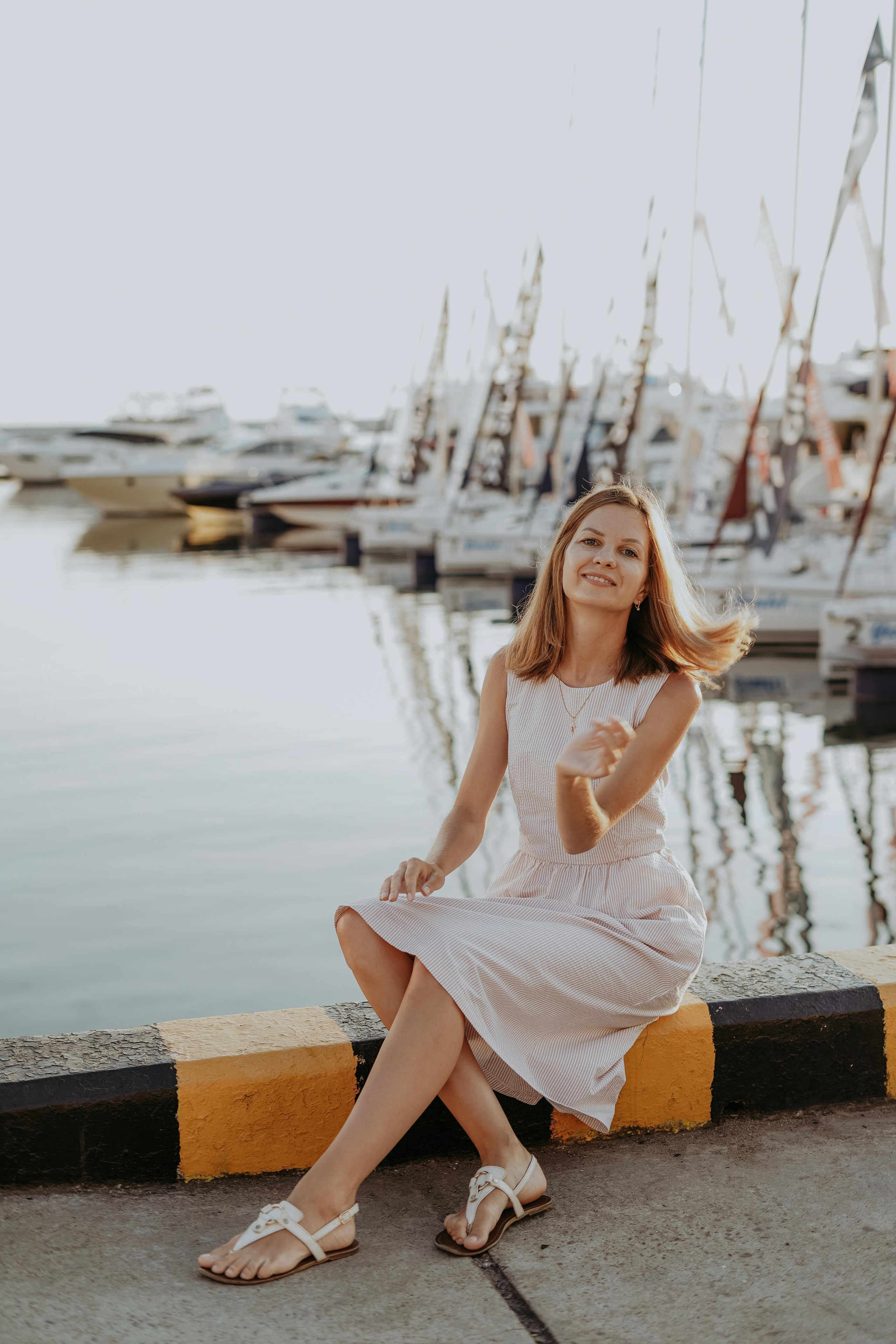 Анна, Денис и Настя в морском порту. Фотограф в Сочи и Абхазии | Фототуры | September Air