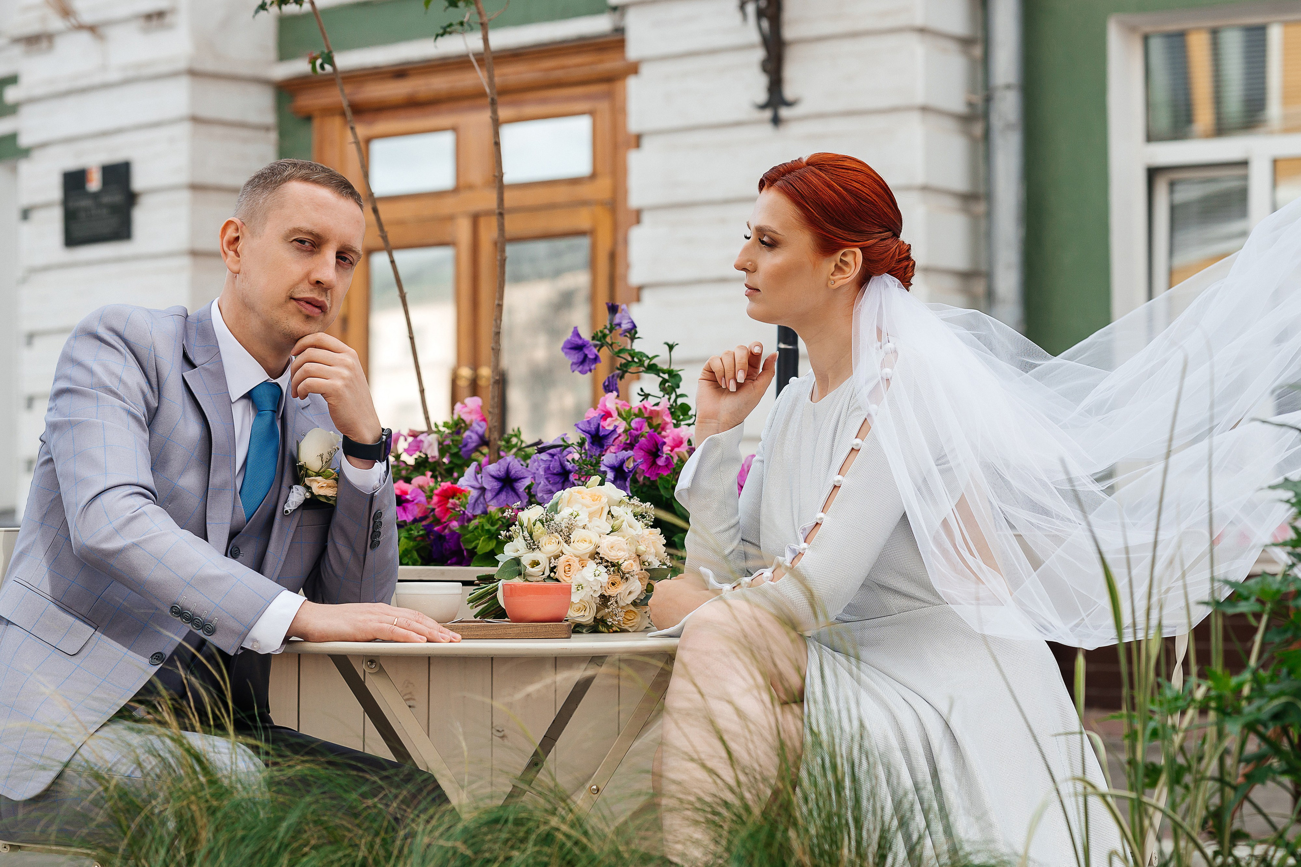 Фотосъемка невесты в эксклюзивном свадебном платье. Олег Сверчков | Свадебный фотограф Вологда