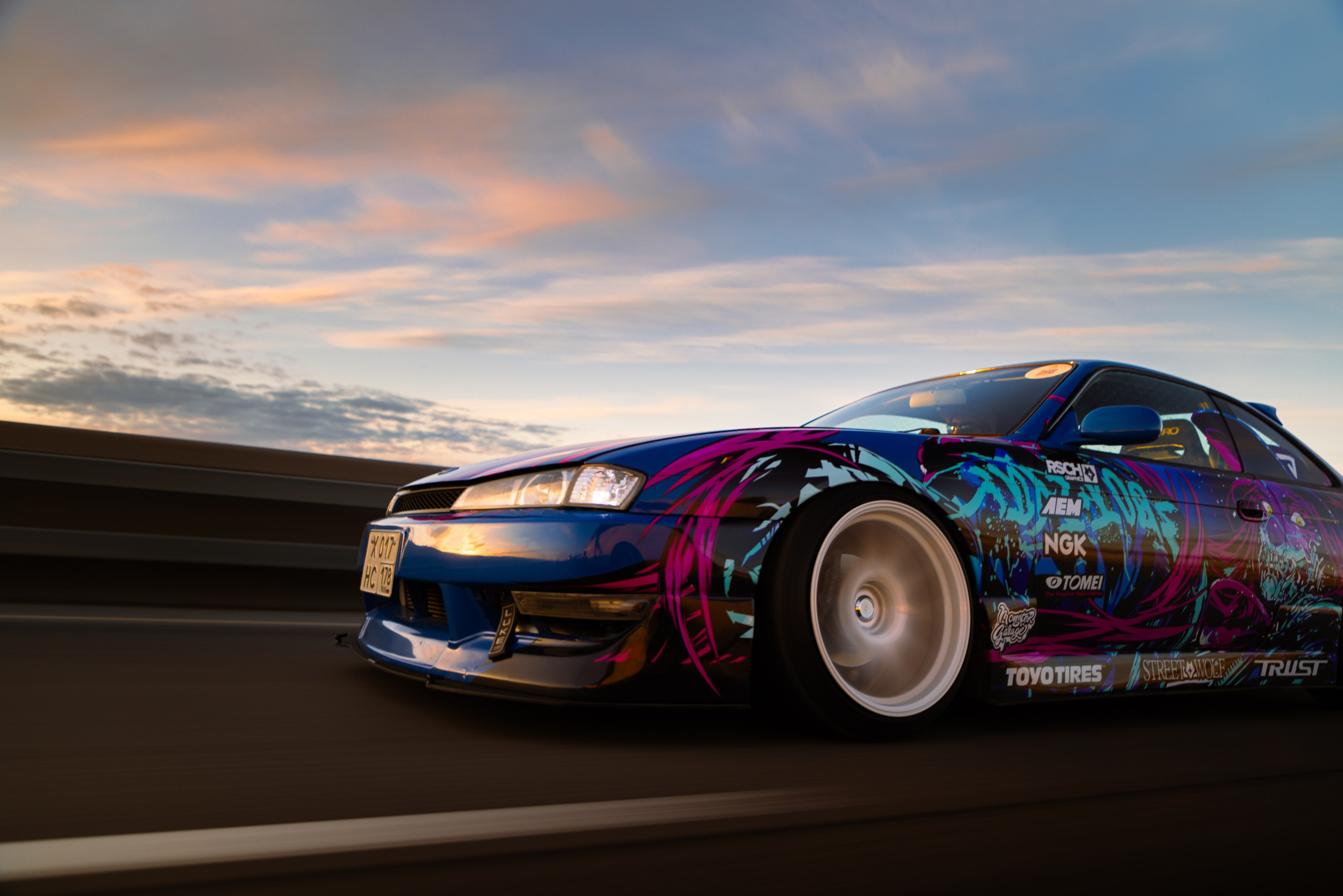 Nissan Silvia s14 pt.2. Автомобильный фотограф в Санкт-Петербурге — Илья Kaseone_1