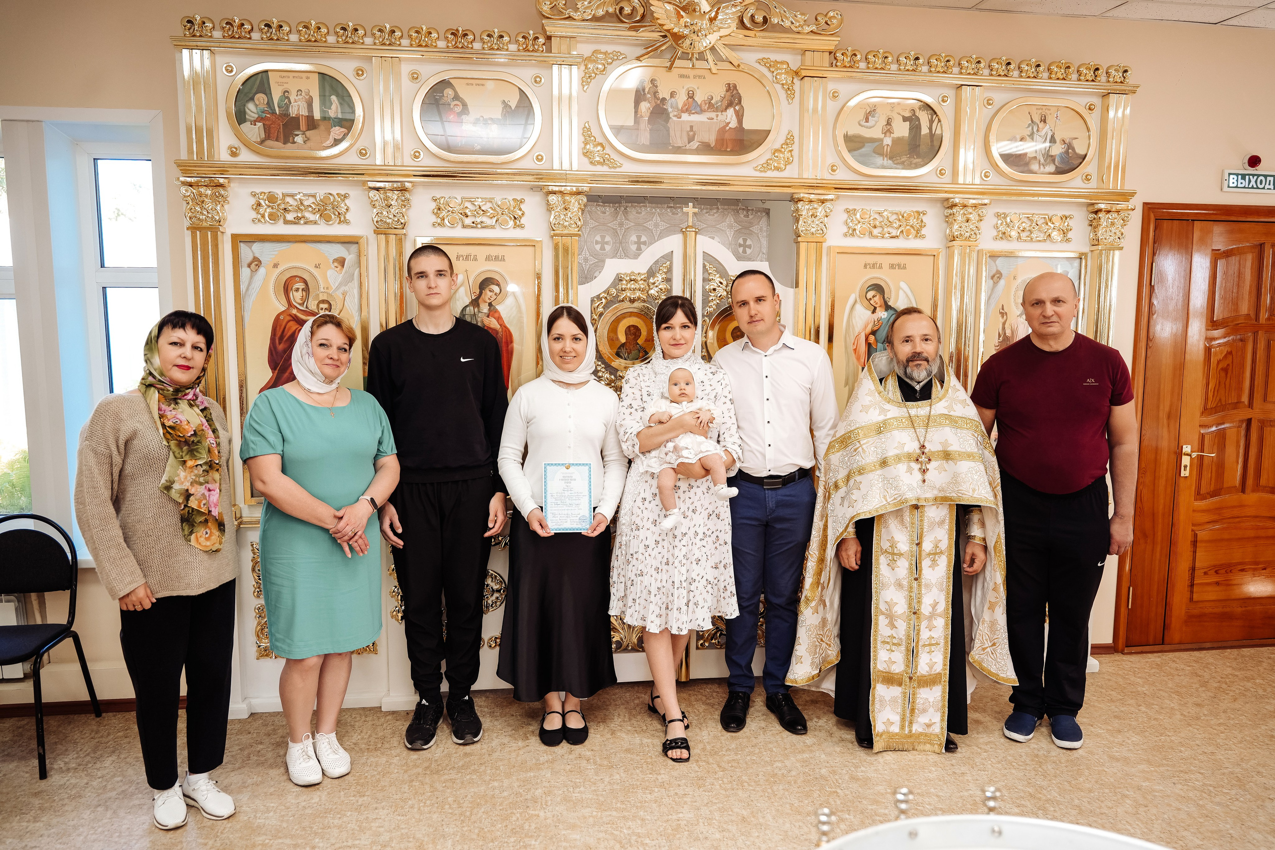 Крещение Софии. Семейный и свадебный фотограф в Ульяновске Арина Авдеева