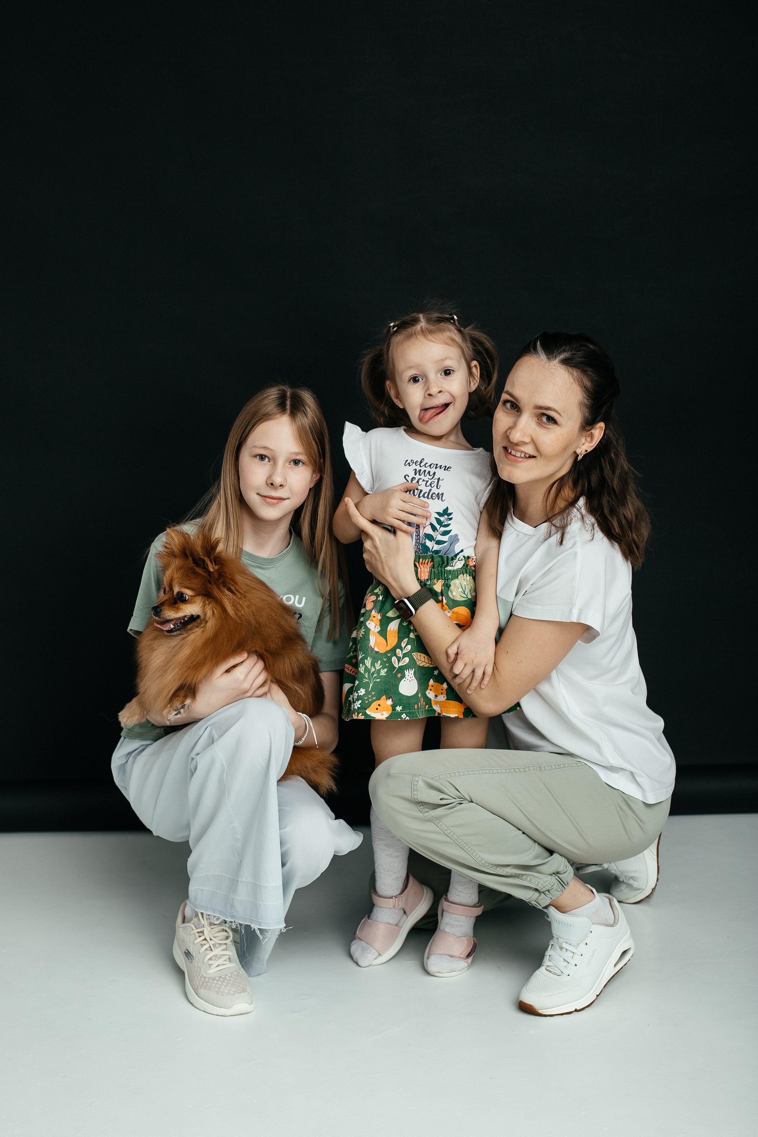 Настя с семьей. Фотограф Краснодар Марго Хелбен