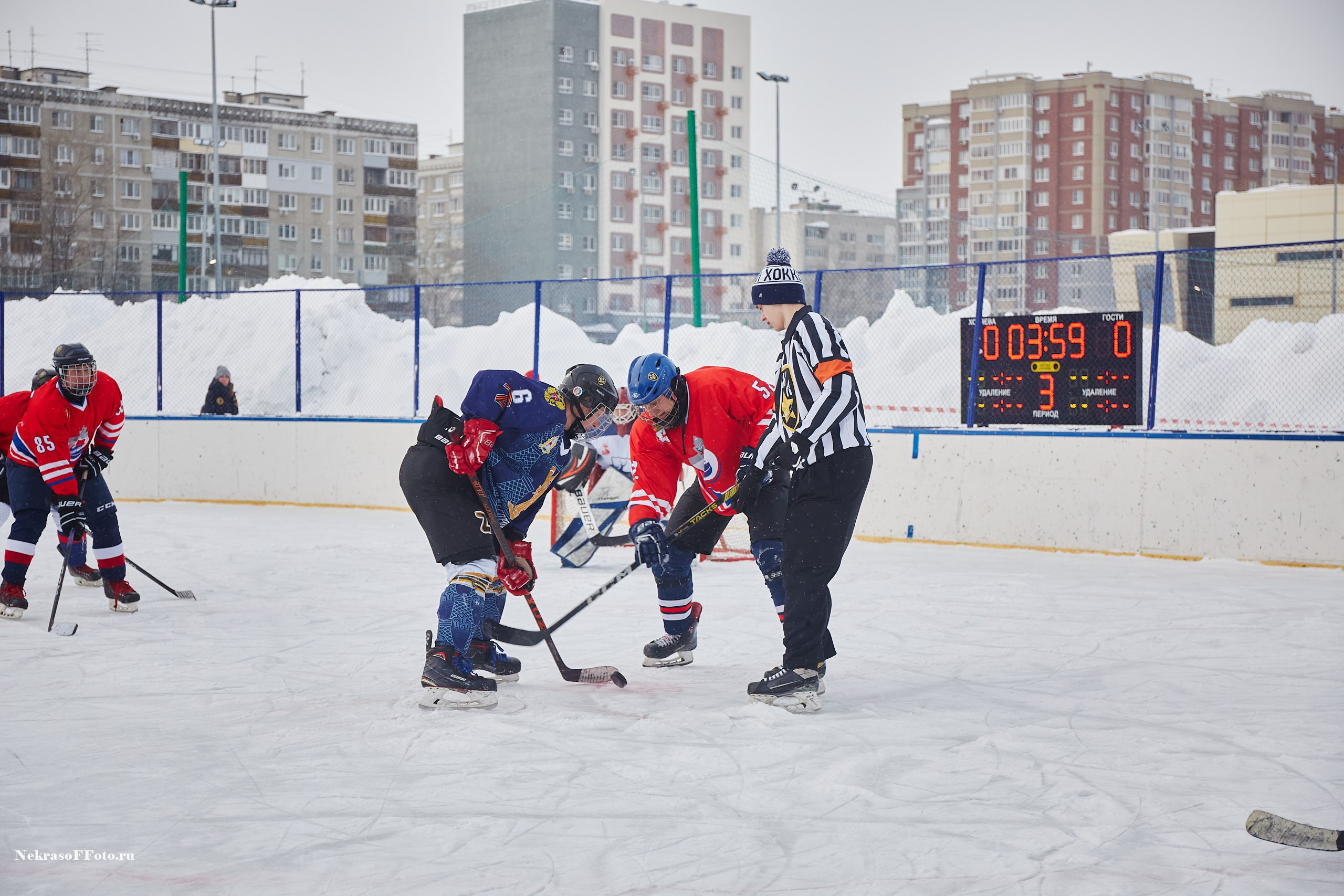 Турнир по хоккею «Русская классика» в рамках Офицерской хоккейной лиги. Спортивный фотограф Некрасов Денис