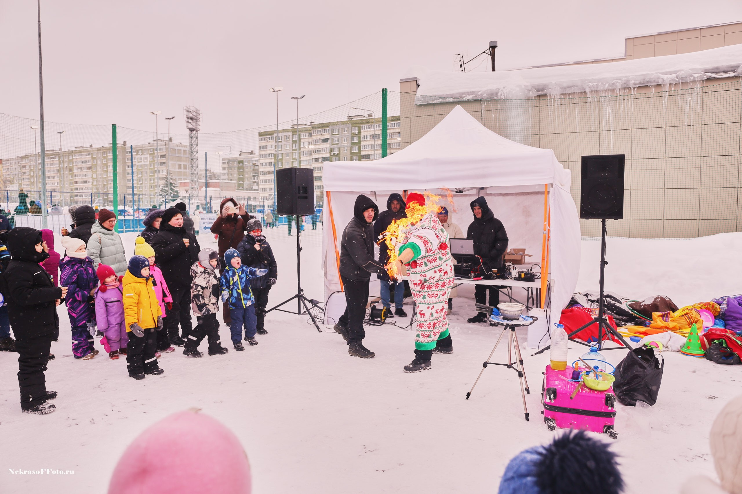 Турнир по хоккею «Русская классика» в рамках Офицерской хоккейной лиги. Спортивный фотограф Некрасов Денис
