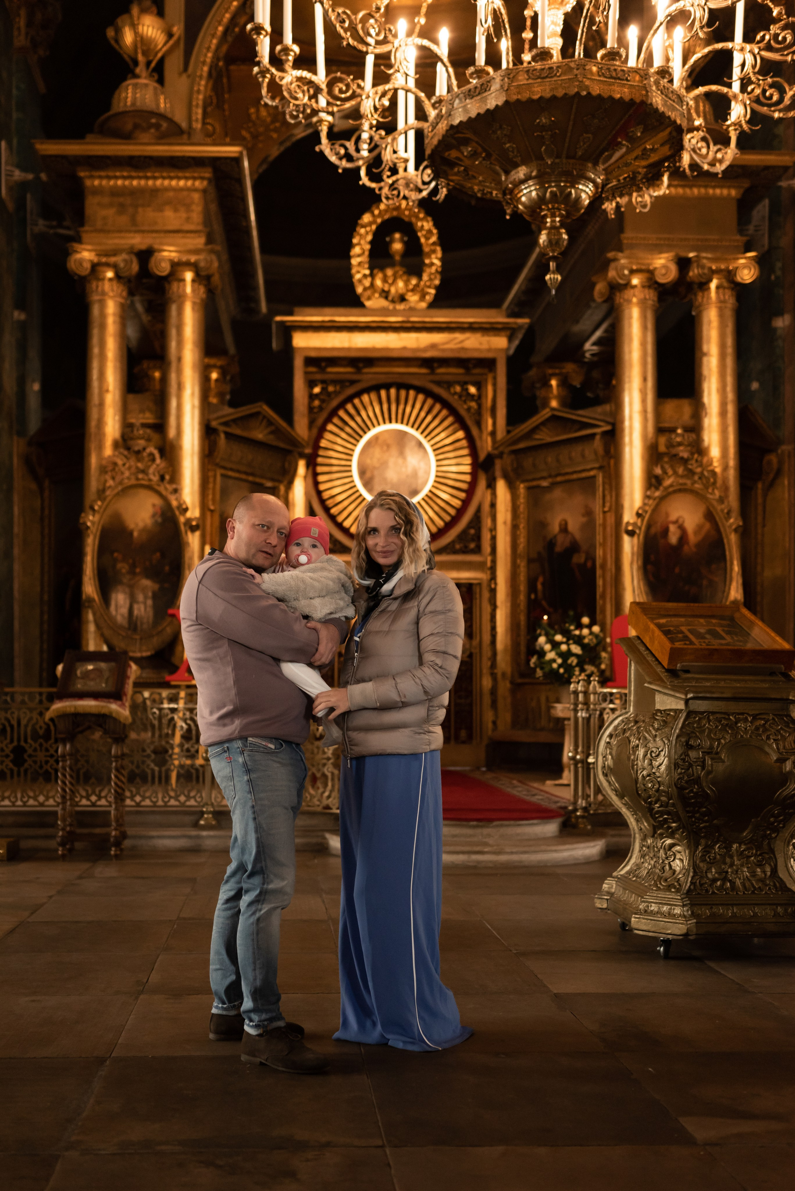 Крещение в Храме Мартина святителя на таганке. Фотограф Ксения Огородова портфолио