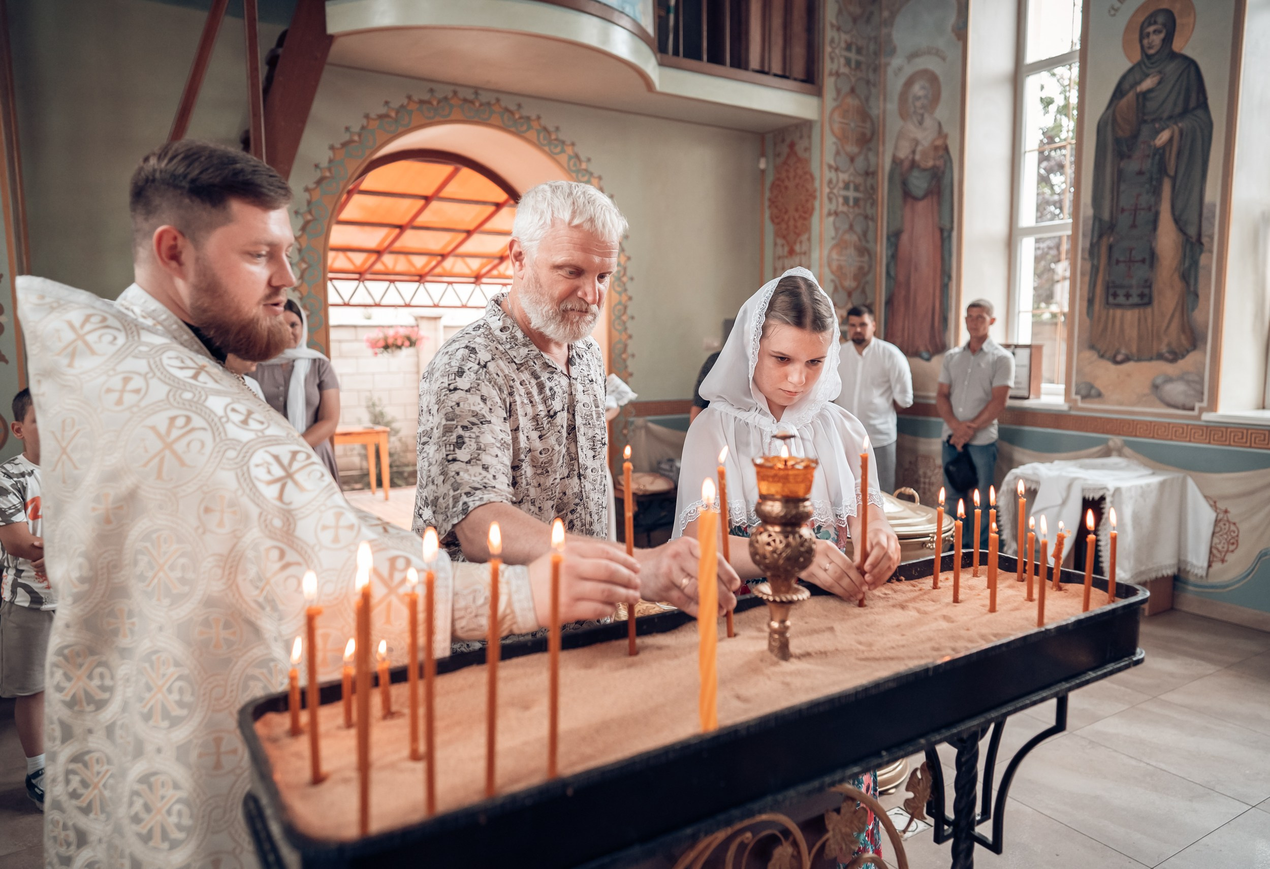 Крещение в храме св.Андрея Первозванного г. Севастополь. Церковный фотограф Севастополь