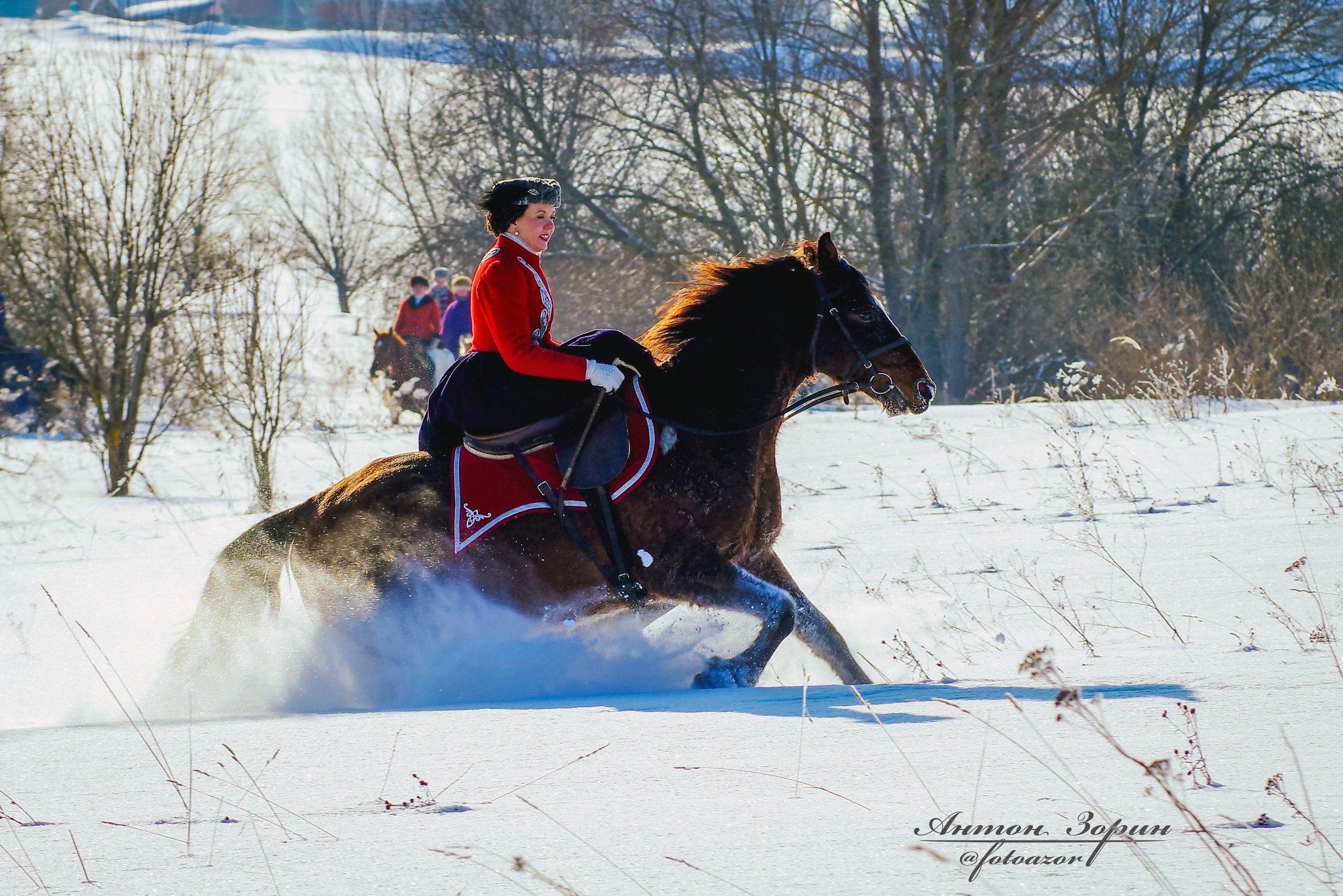 Конная охота. Семейный и детский фотограф Антон Зорин