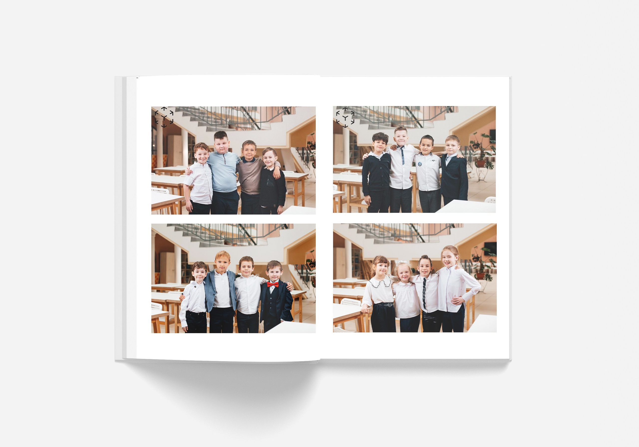 Младшие классы Альбом 4 разворота (8 страниц). Выпускные альбомы. Зубкова Яна