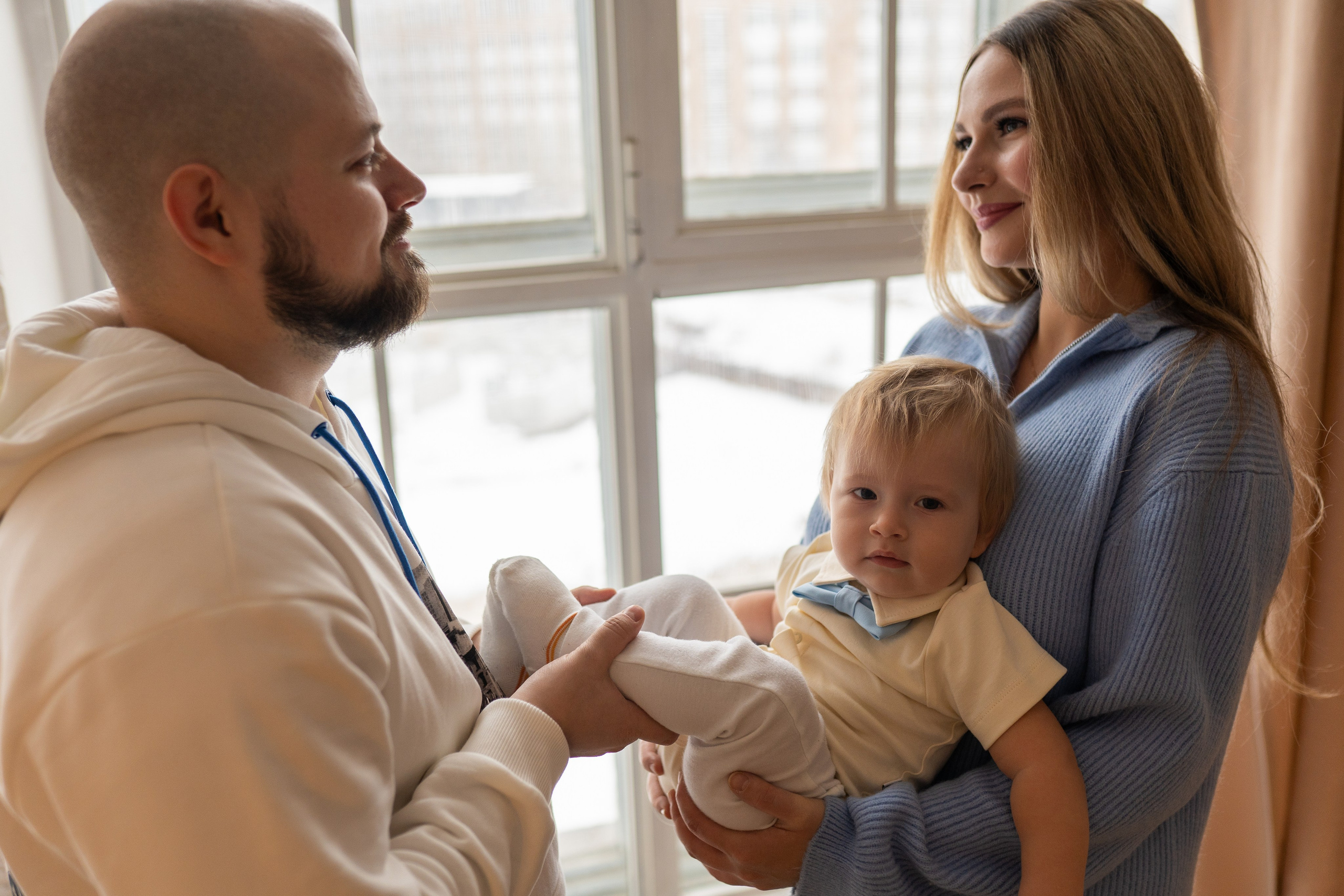 Ника, Влад и Илюша. Свадебный фотограф в Москве Анна Полушина
