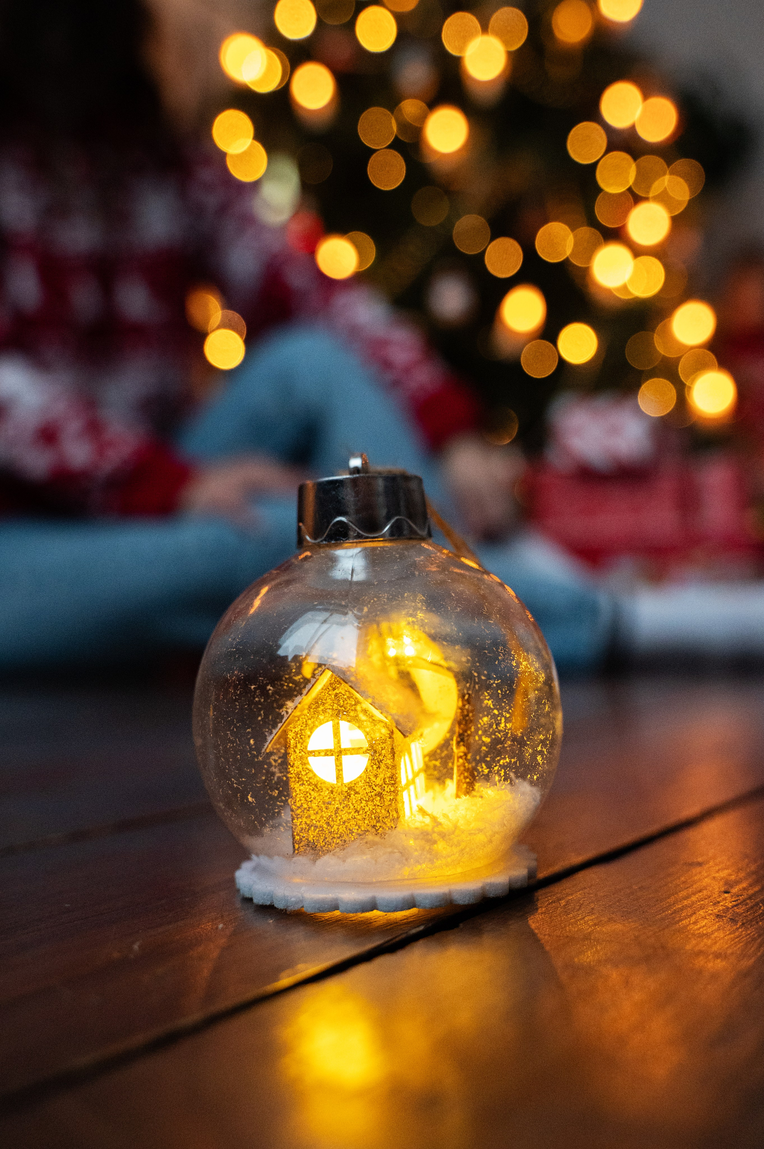 Новогодняя съёмка для мамы и дочки