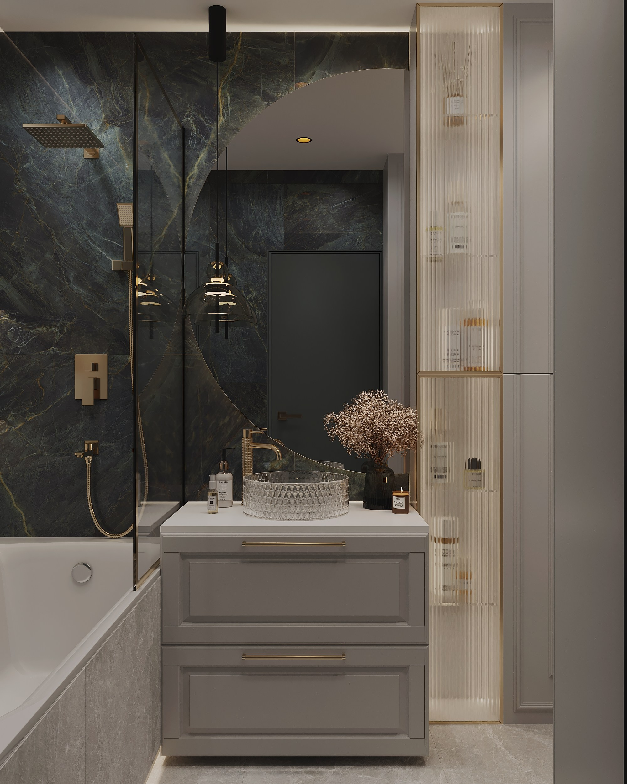 Санузел. Королёва Анастасия | 3D визуализатор