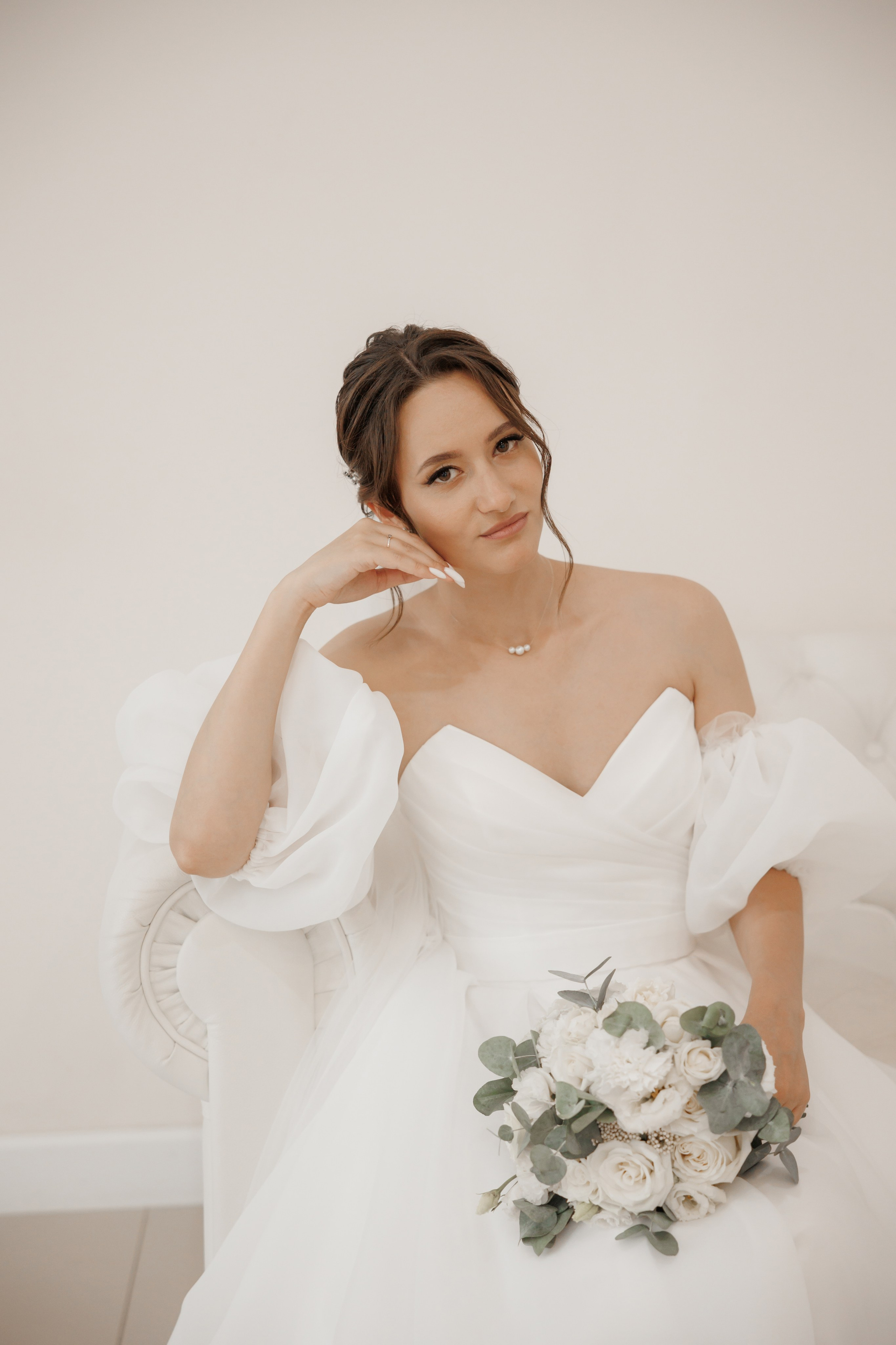 Полина и Дмитрий, загородный клуб «Барин», ЗАГС в г. Пушкино. Свадебный и репортажный фотограф (Москва, Королев и другие)