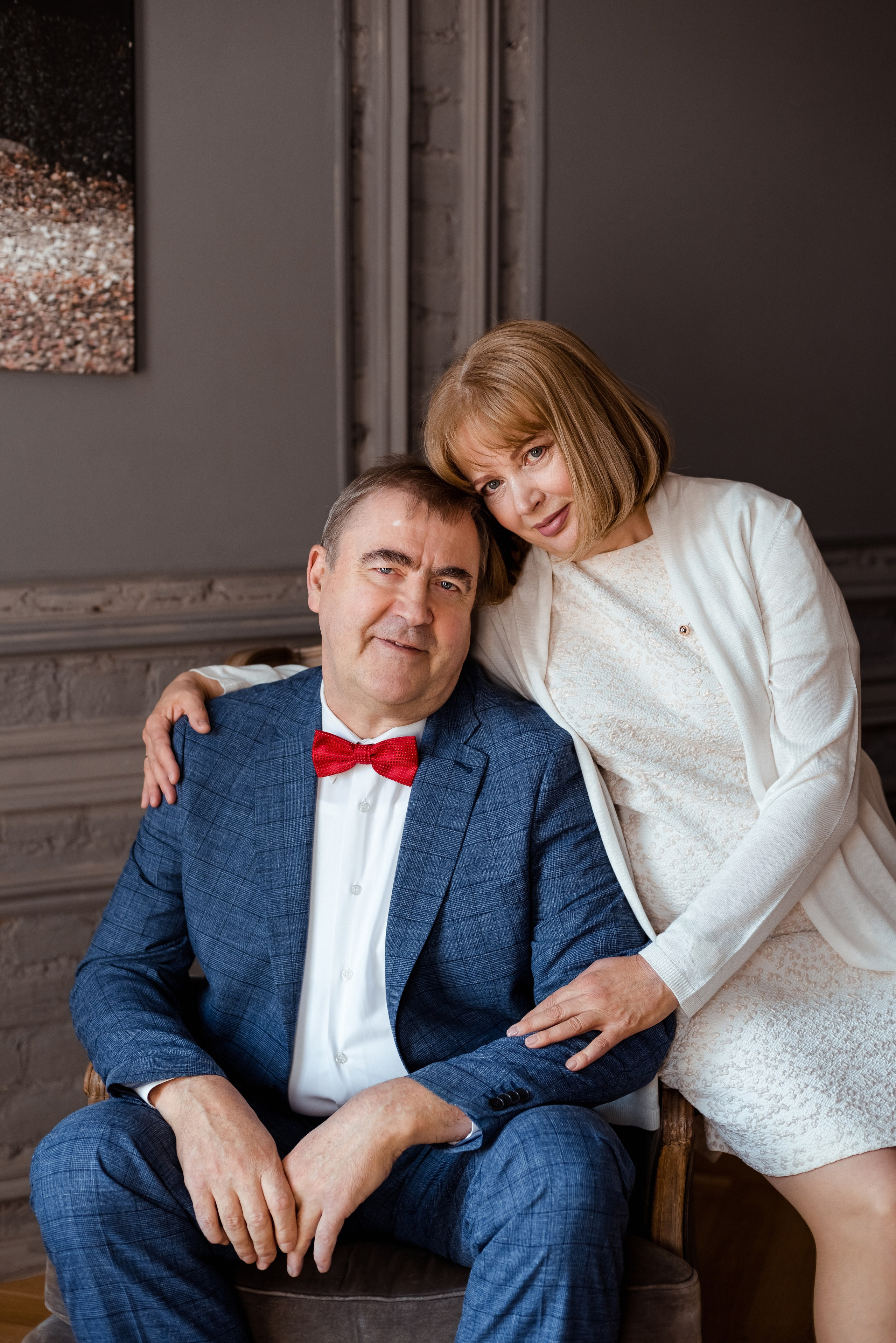 Фотосессия большой семьи в студии в Санкт-Петербурге. Фотограф Юлия Кондратьева