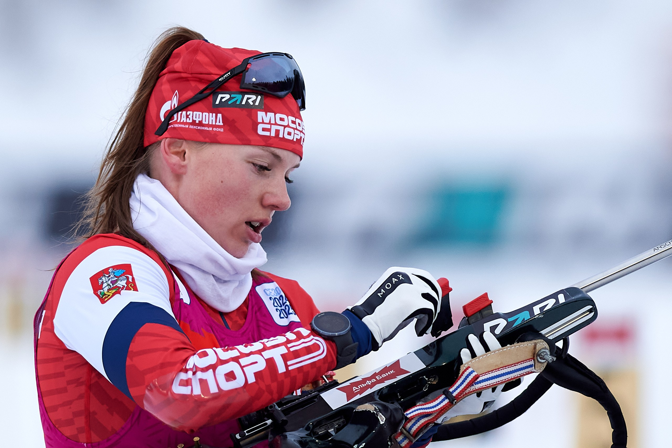 Биатлон. Чемпионат России — 2024/2025, 3-й этап, Ижевск. Ижевская винтовка. Спортивный репортажный фотограф в Ижевске Сергей Мерзляков