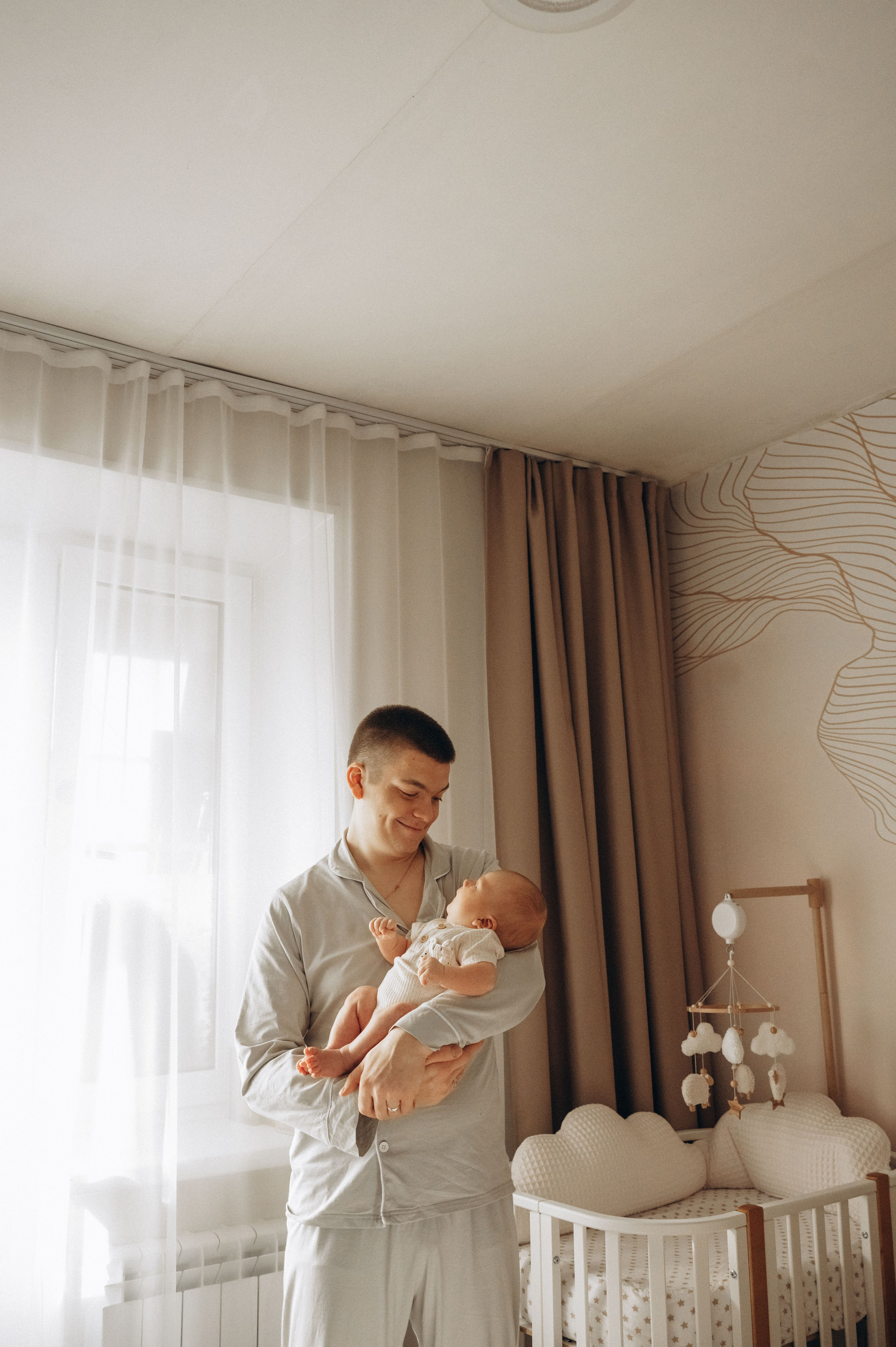 Иван, Ксения и Лев. Фотограф беременности и семьи, домашние съемки, Ньюборн