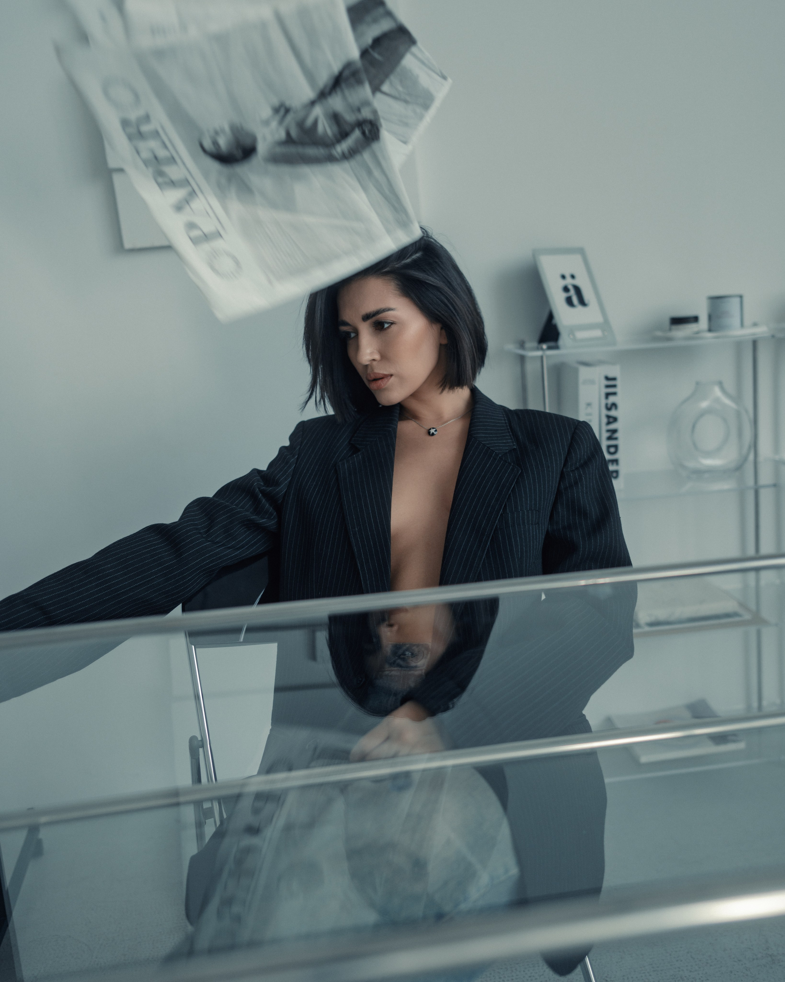 Portrait photo shoot with Camilla at the Svet studio in Kazan