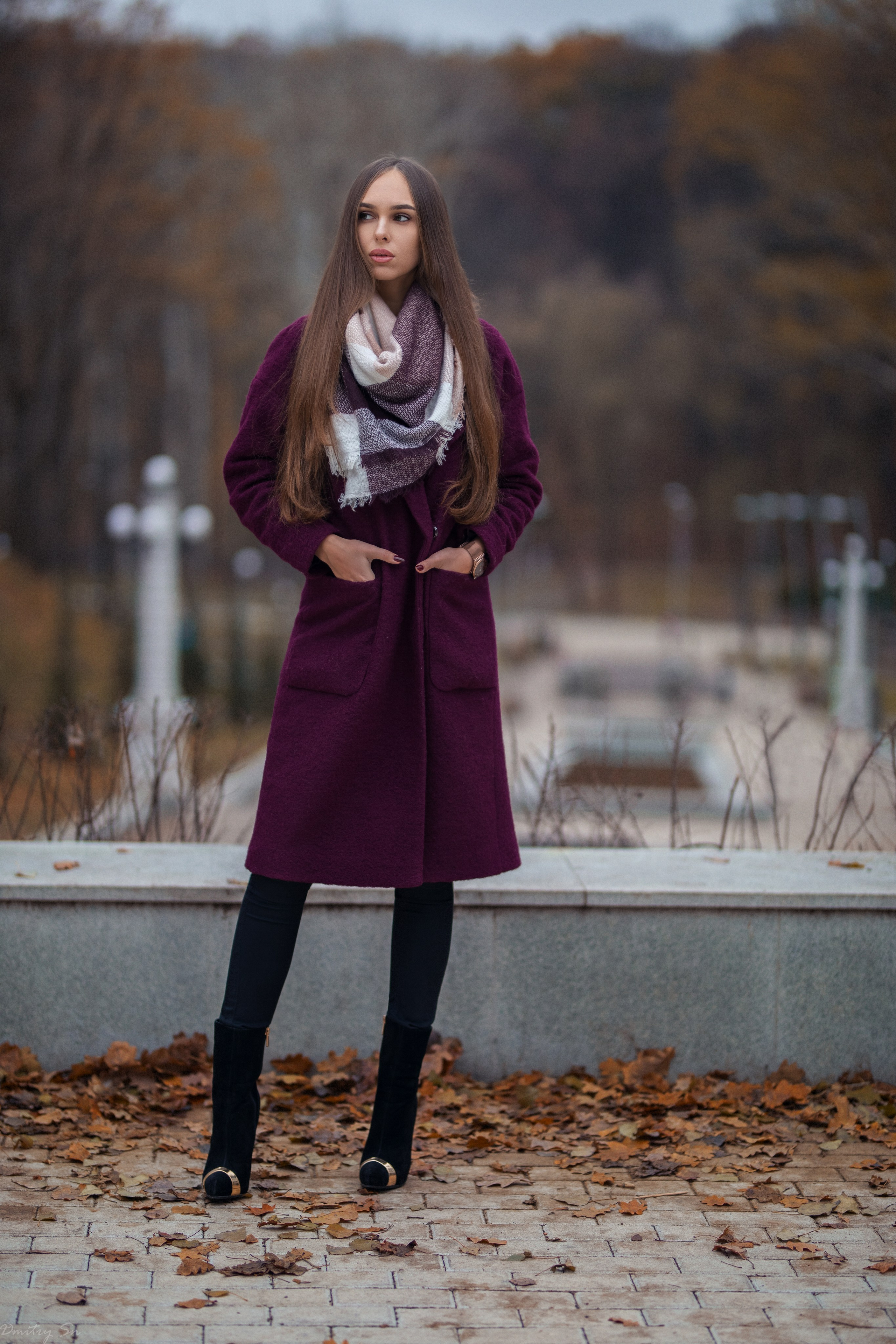 Осенняя фотосъемка с Марией в парке