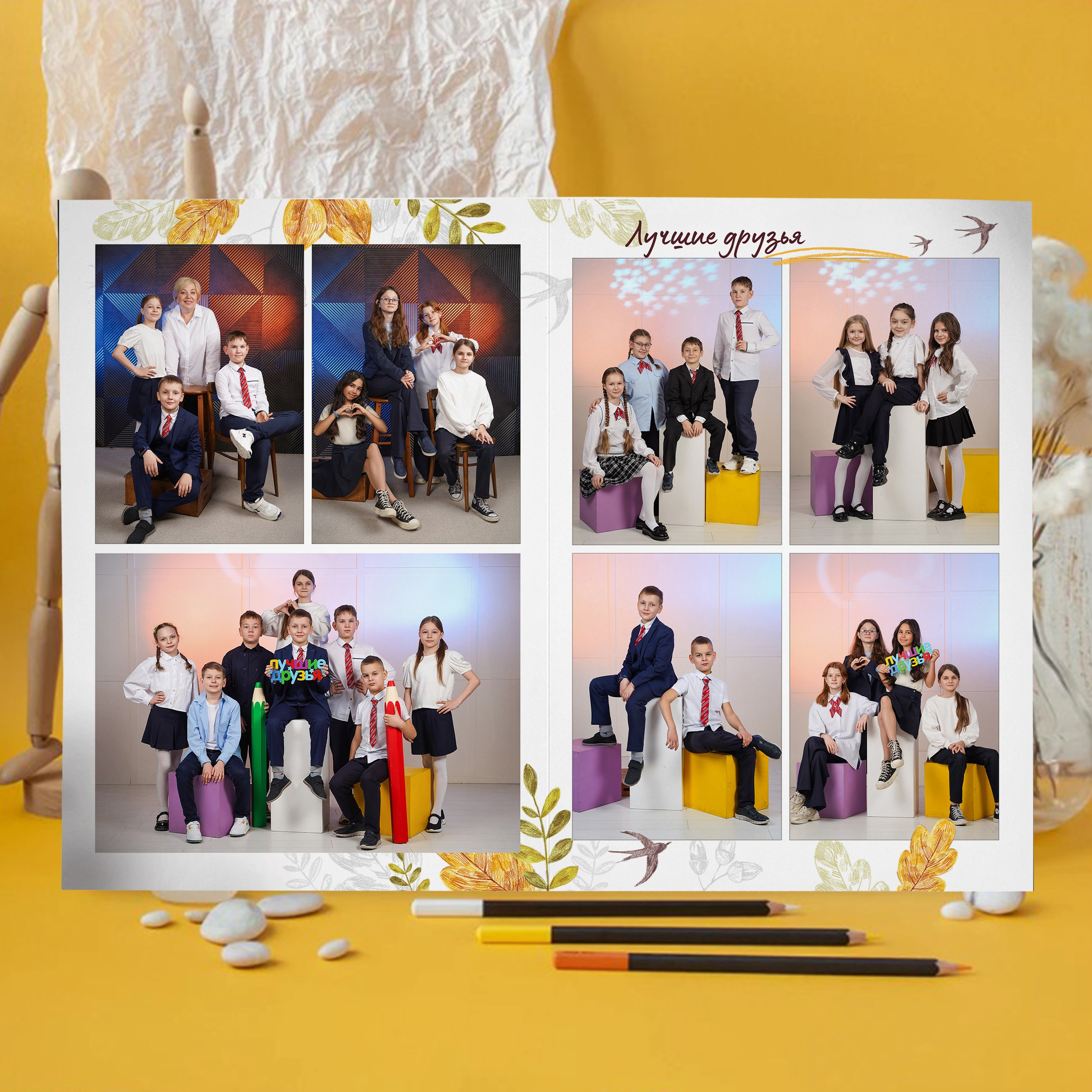 Осенний дизайн выпускных альбомов в Красноярске от AlbomKras 🍁📚. AlbomKras -выпускные альбомы Красноярска с авторским дизайном и качественной фотосъемкой! ⭐⭐⭐⭐⭐ 5.0