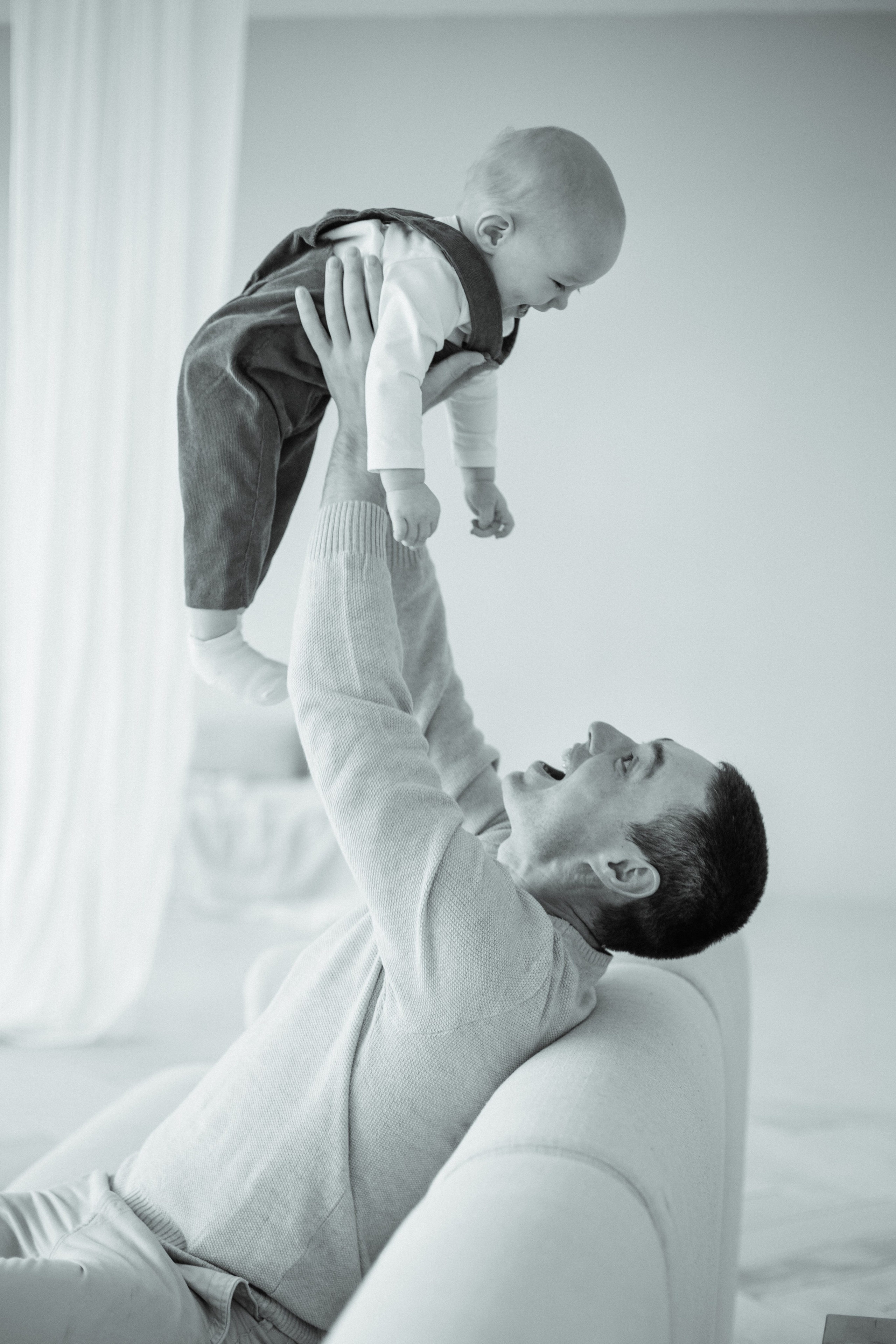 Семейная съёмка в студии. Фотограф Анна Лазарева