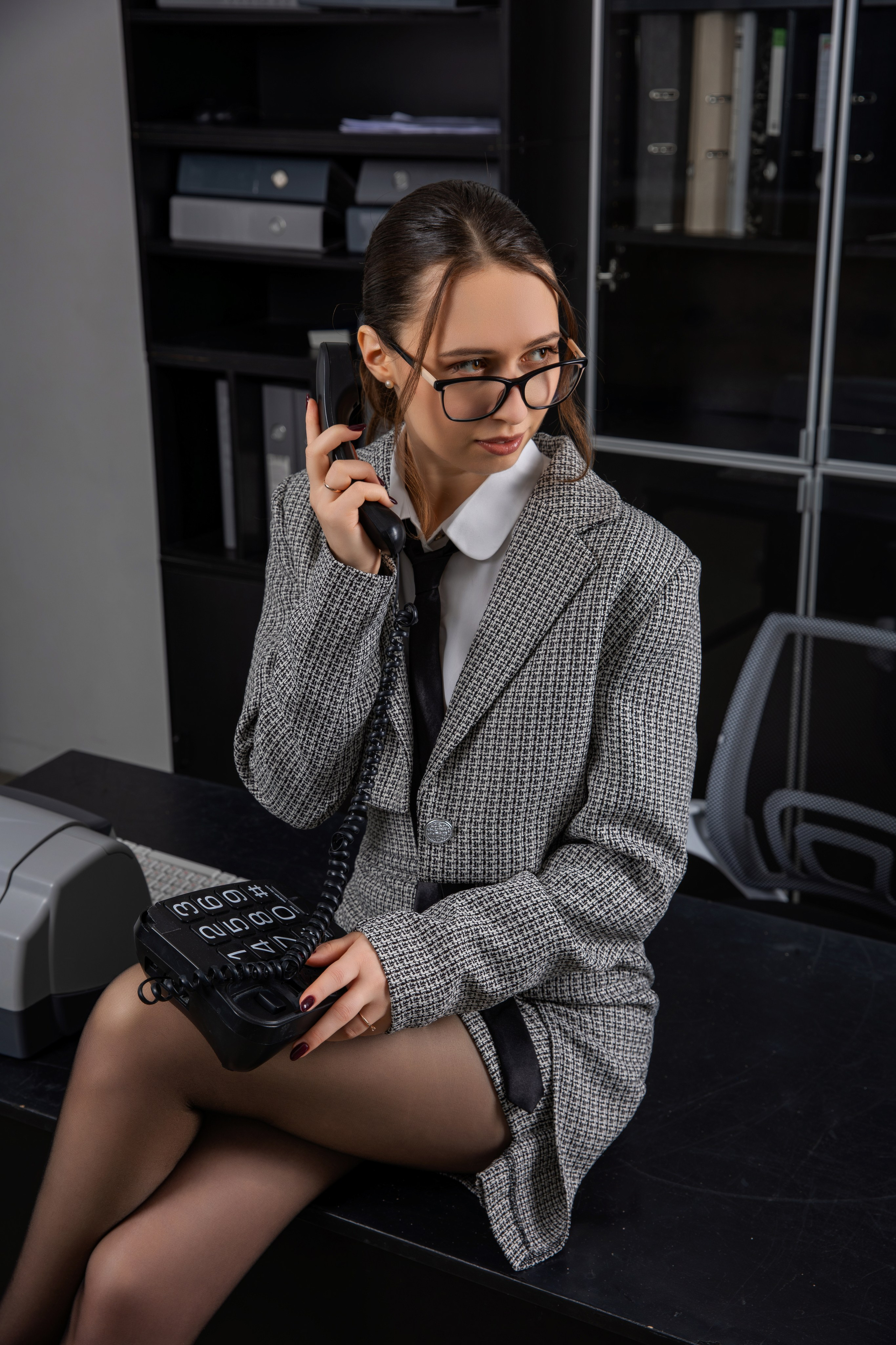 Женская фотосессия в офисе. Семейный и женский фотограф в Москве Надежда Воробьева