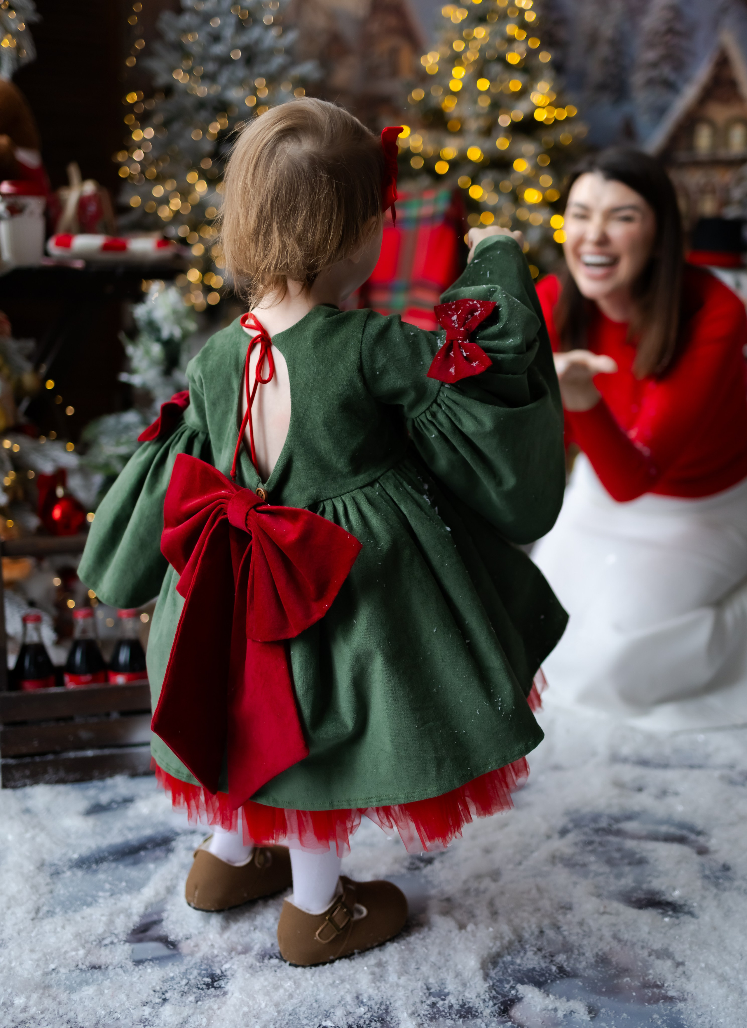 Платье с заколкой Размер 2-3 года