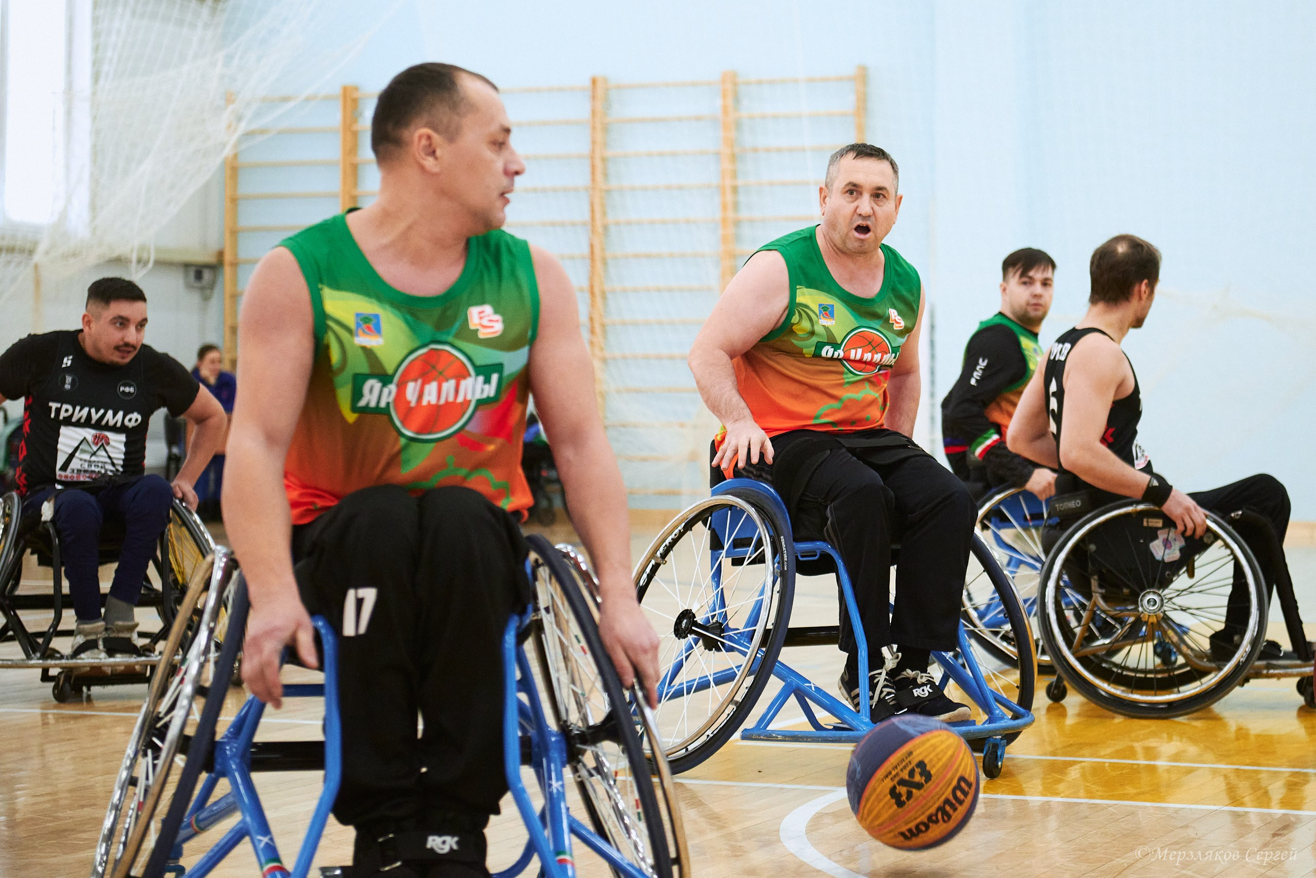 X традиционный Рождественский турнир по баскетболу на колясках. Ижевск. Спортивный репортажный фотограф в Ижевске Сергей Мерзляков