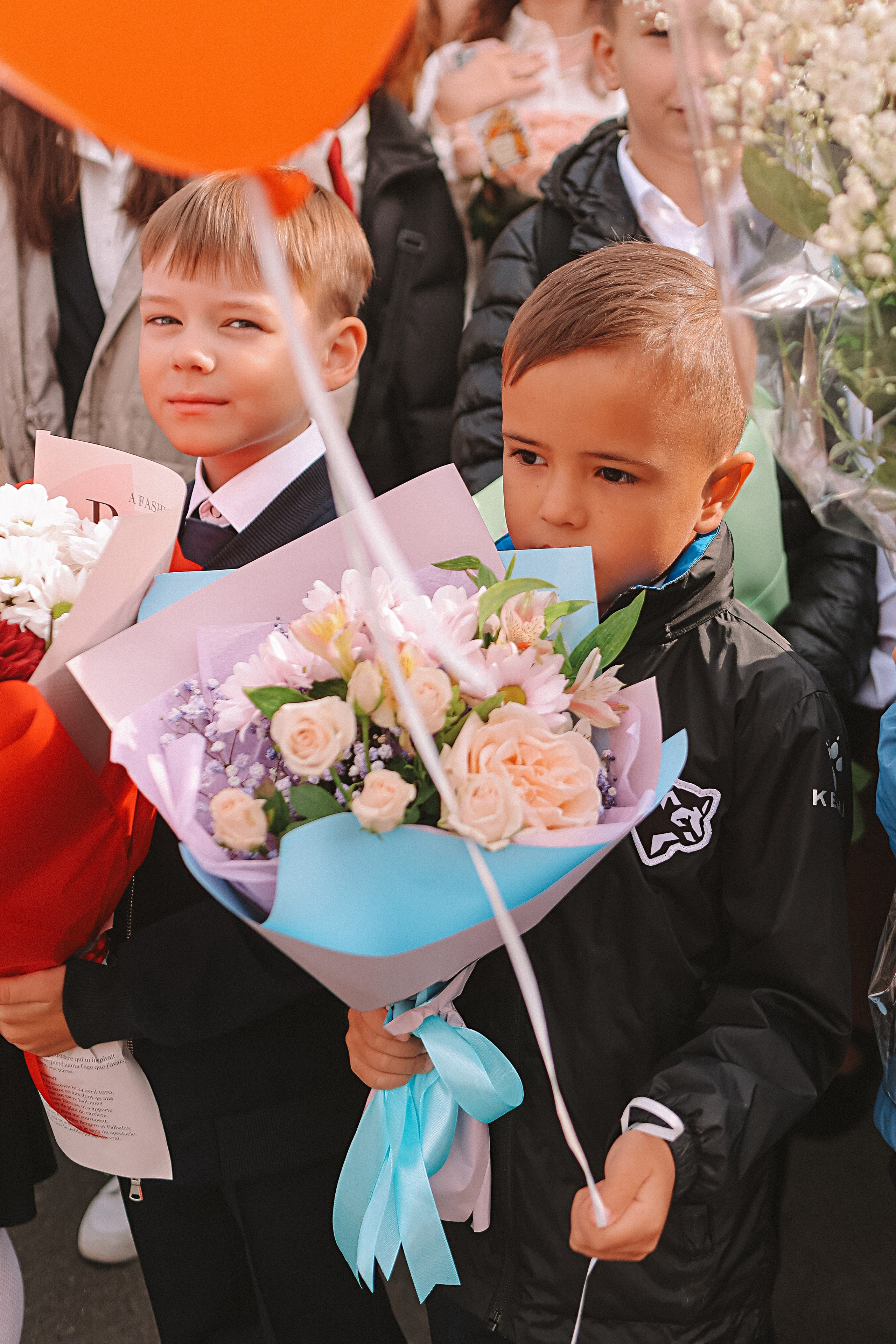 1 сентября линейка+кл час+портреты. Семейный фотограф Тюмень, фотограф на роды Салмина Мария