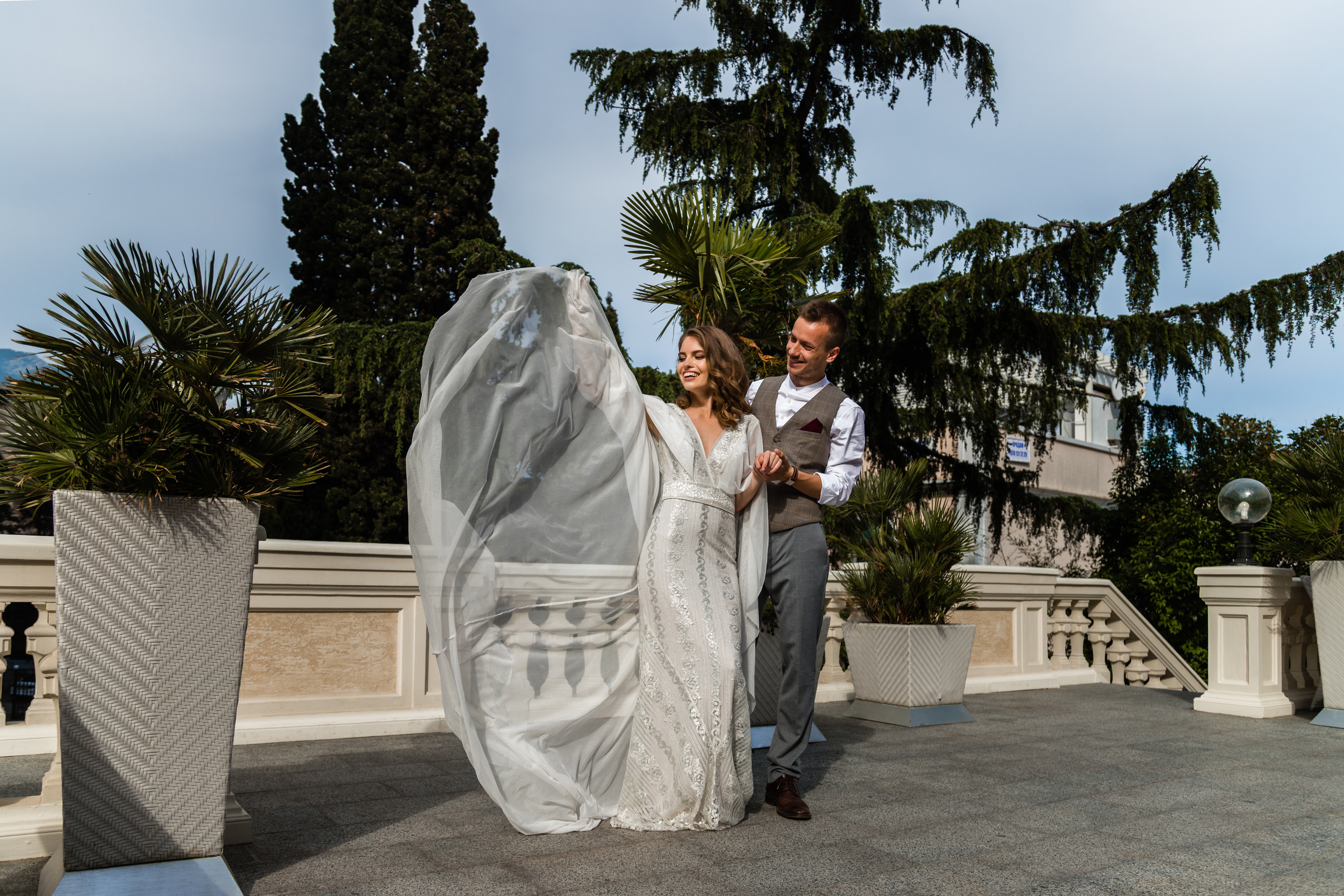 Свадебная история в Ялте. Даниил и Вероника. Свадебный фотограф в Крыму и Севастополе Ольга Баскакова