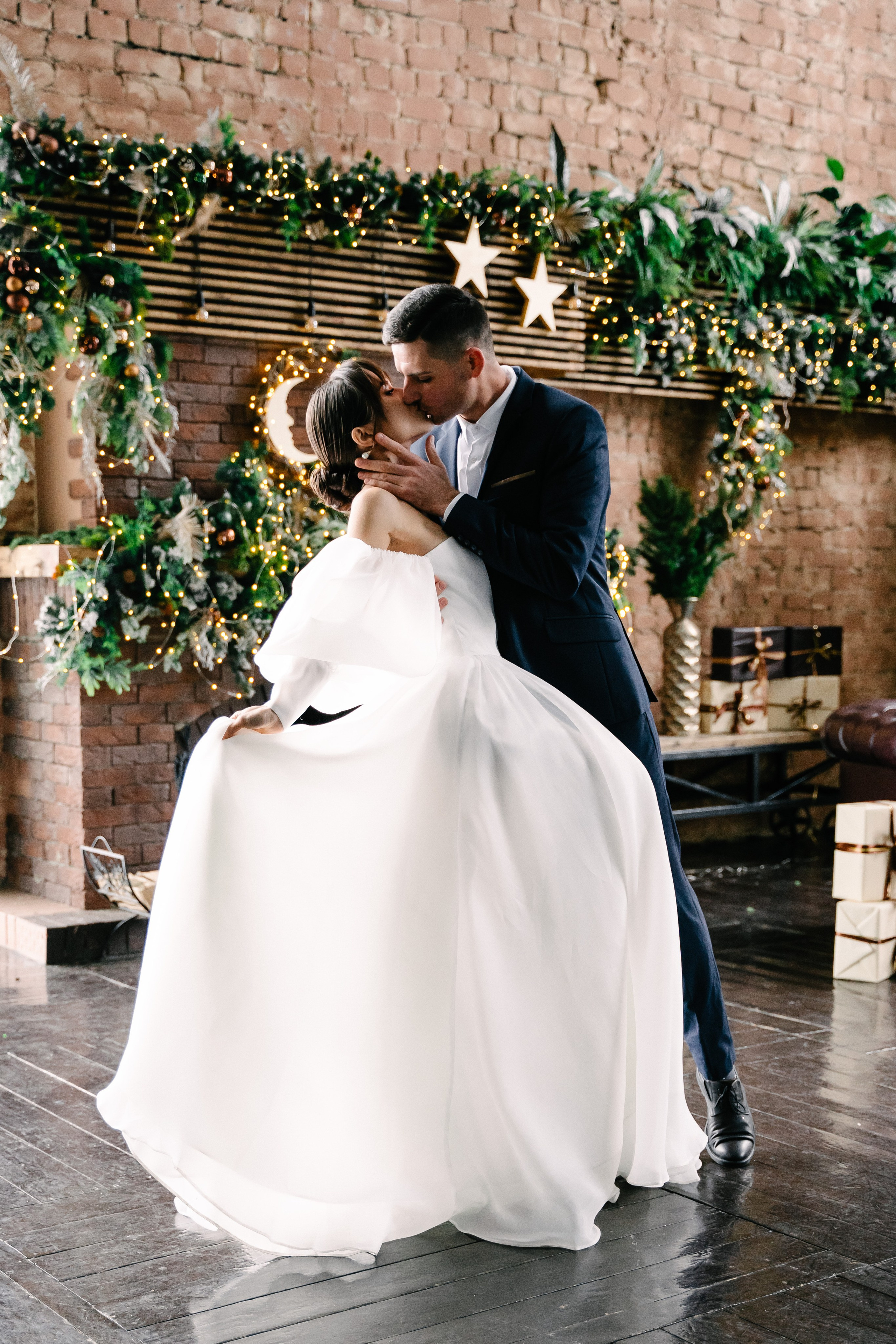 Свадебная фотосессия молодоженов в студии. Свадебный и семейный фотограф из Воронежа|Москвы Бубнова Екатерина