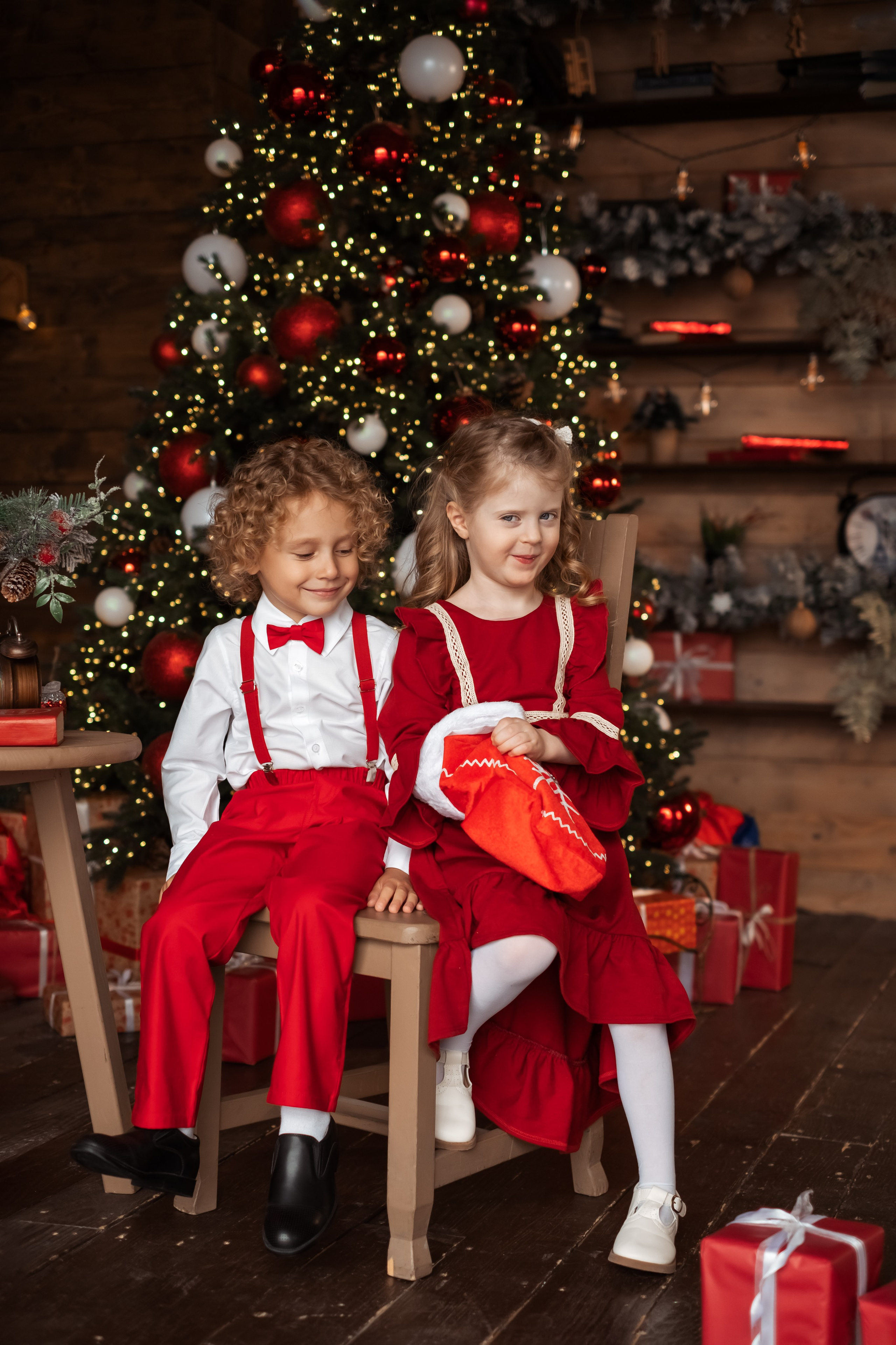 Детская новогодняя история. Семейный и детский фотограф в Мелитополе /Наталья Зацеркляная