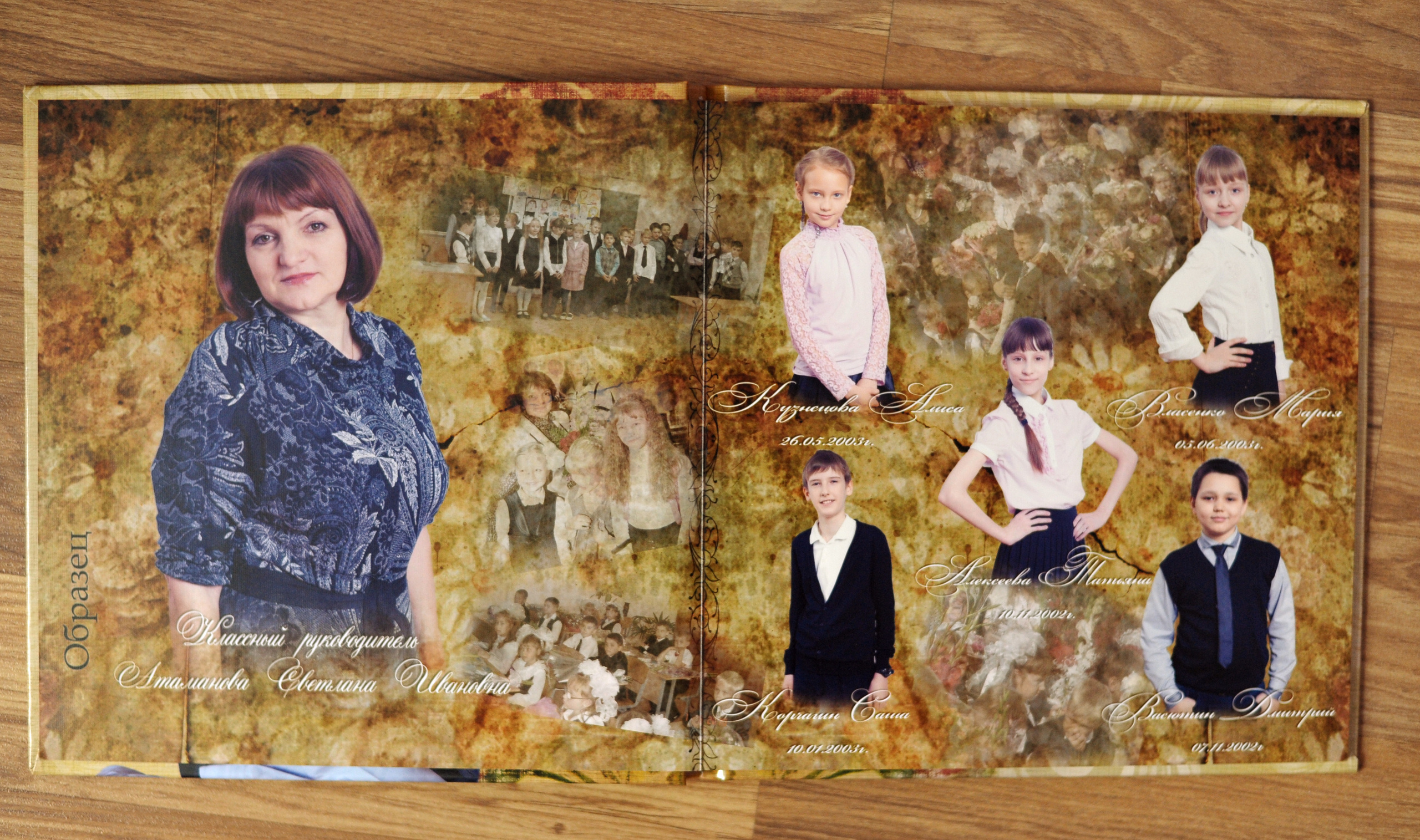 фотокнига, выпускная фотокнига, выпускной альбом, разворт фотокниги