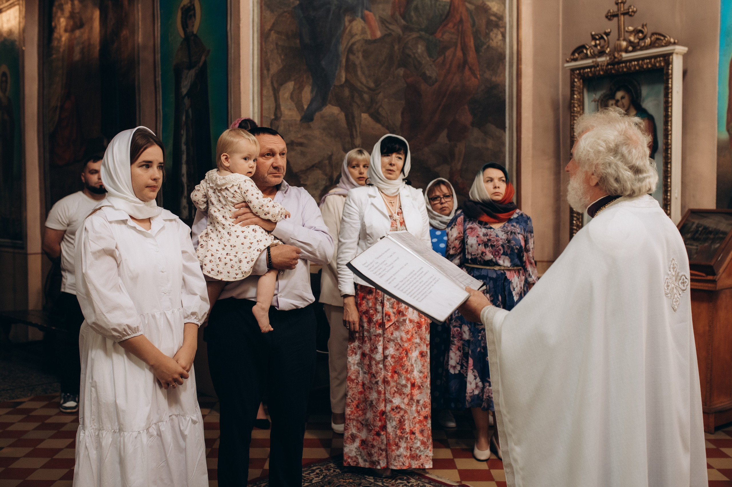 Крещение Христина. Семейный и домашний фотограф в Москве и МО Королева Валерия