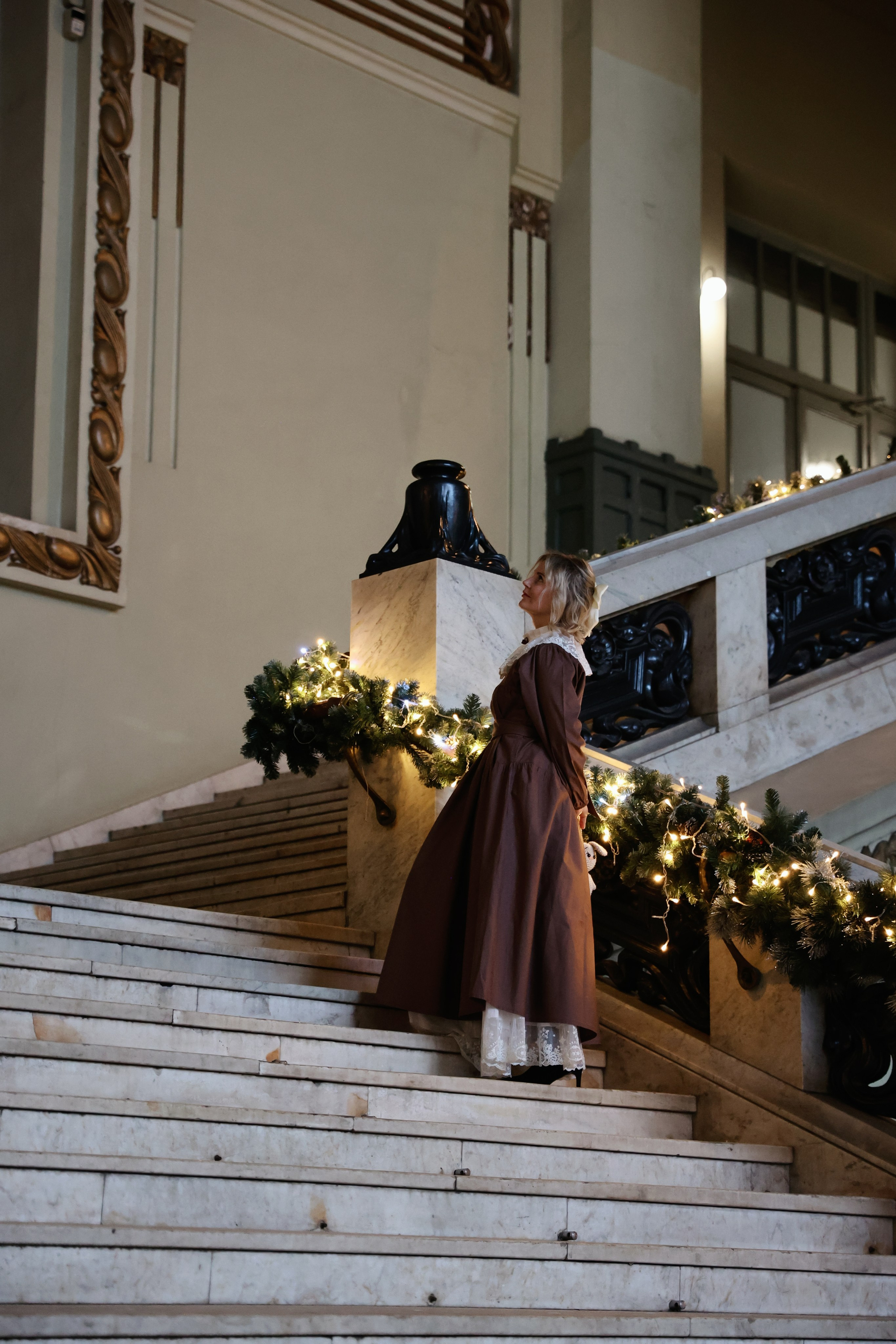 Ретро съемка на Витебском вокзале. Фотограф — Татьяна Кириллова, г. Санкт-Петербург