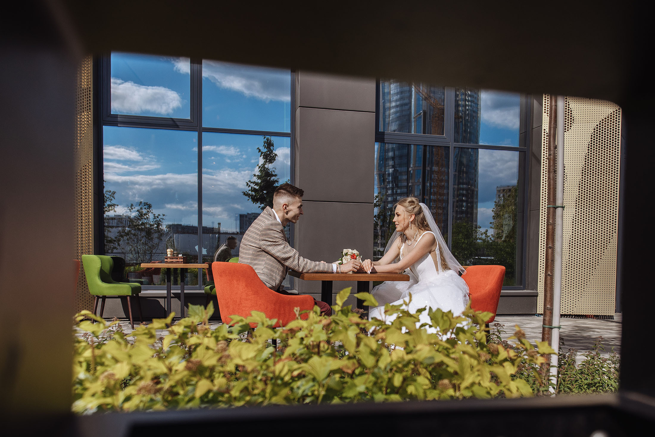 идеальная пара в саду