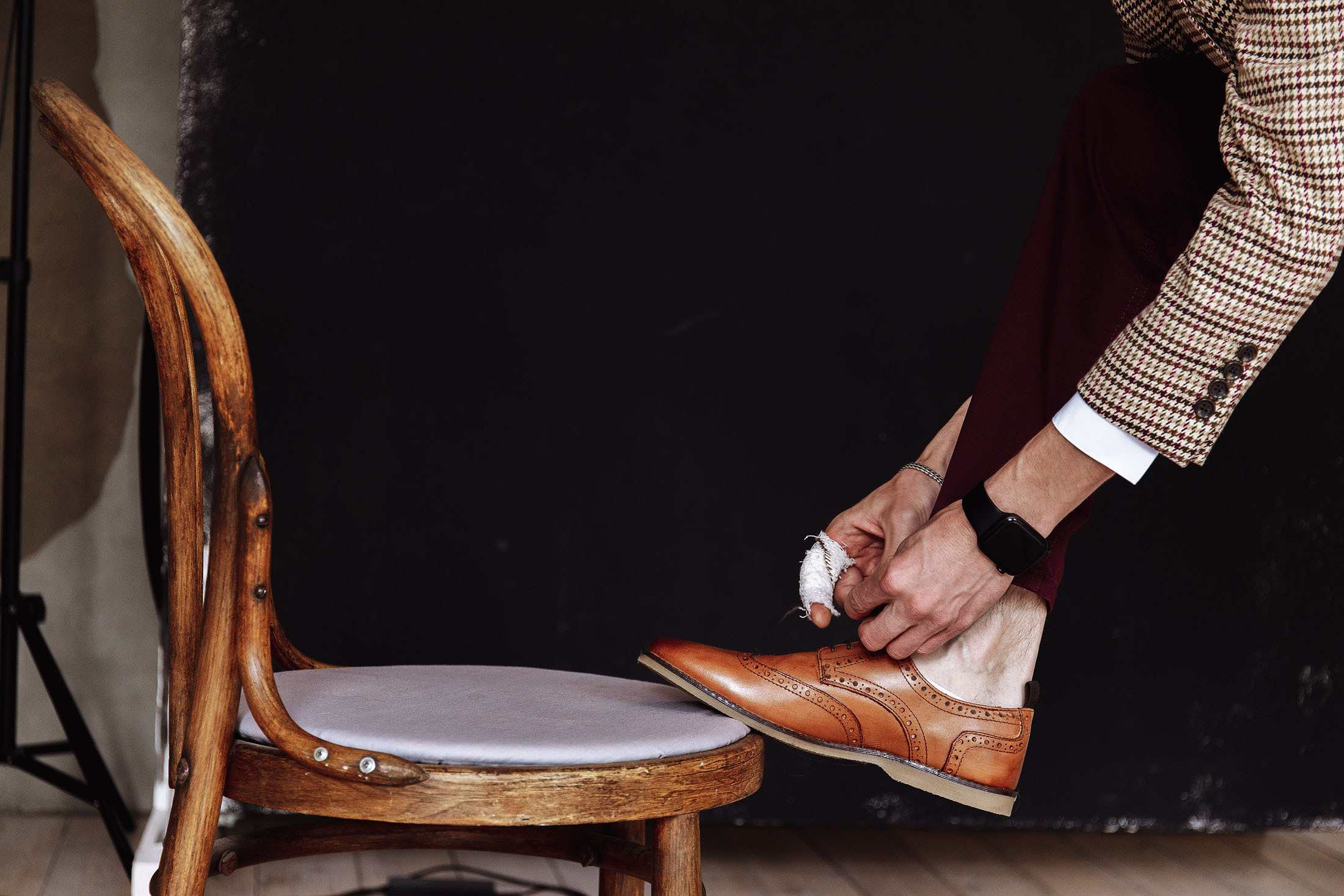 сборы жениха в студии Екатеринбурга