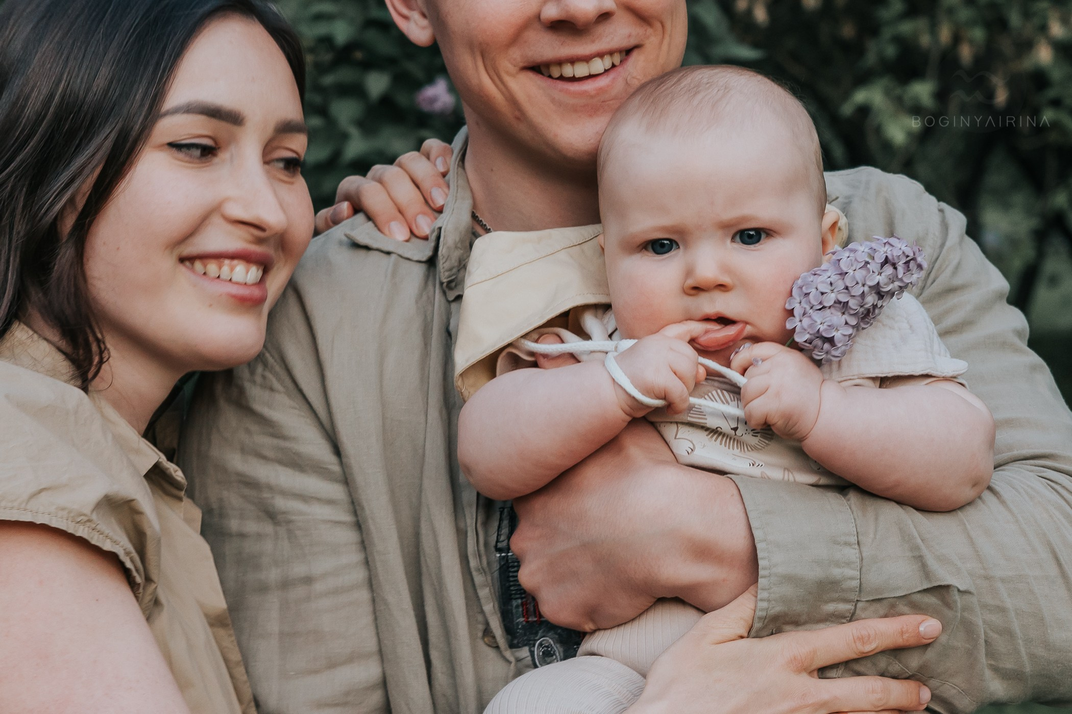 Семейная фотосессия с малышом. Фотограф на роды Москва. Фотограф новорожденных Москва