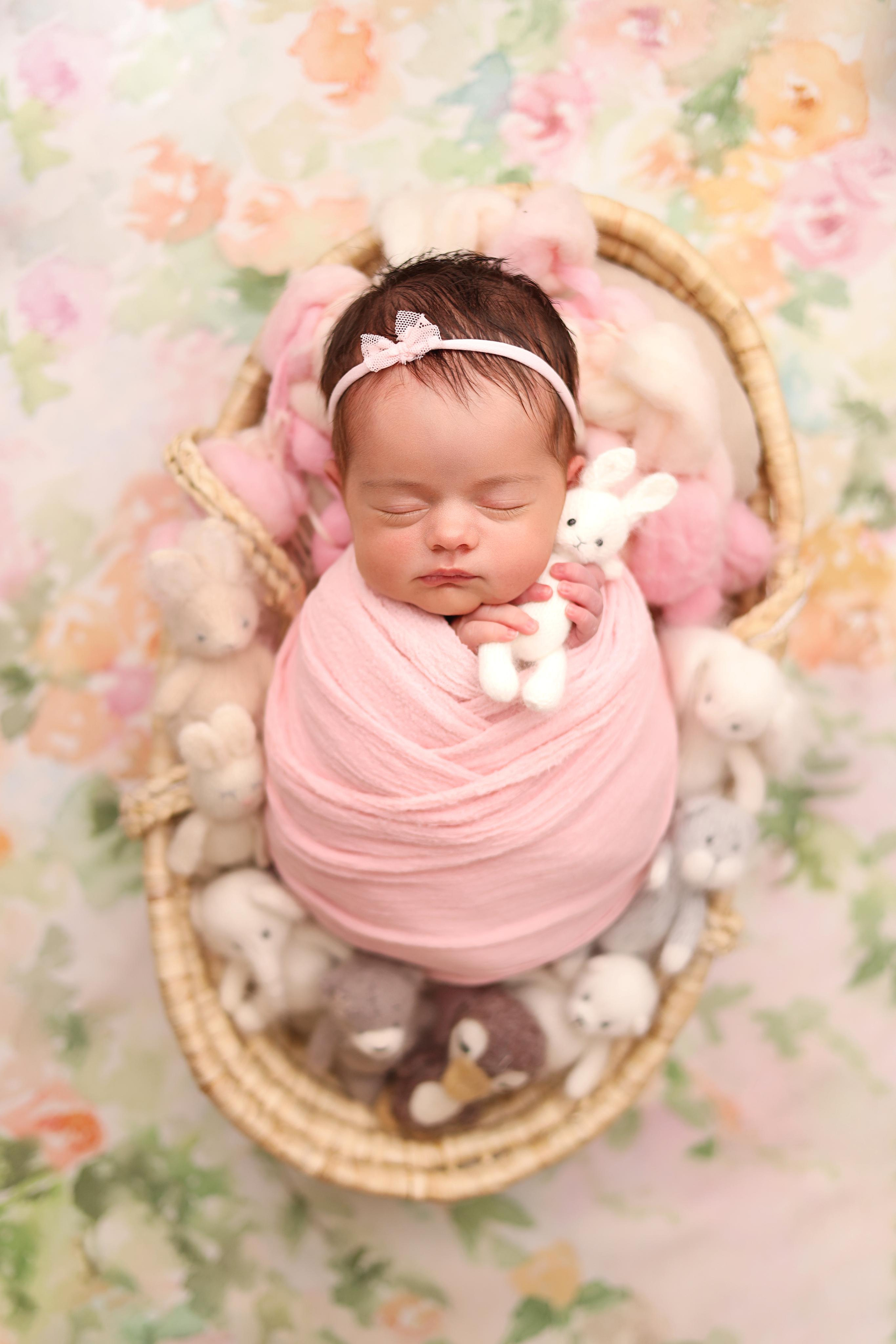 Ньюборн фотосессия Алисы. Фотограф новорожденных Москва. Ньюборн фотограф Москва