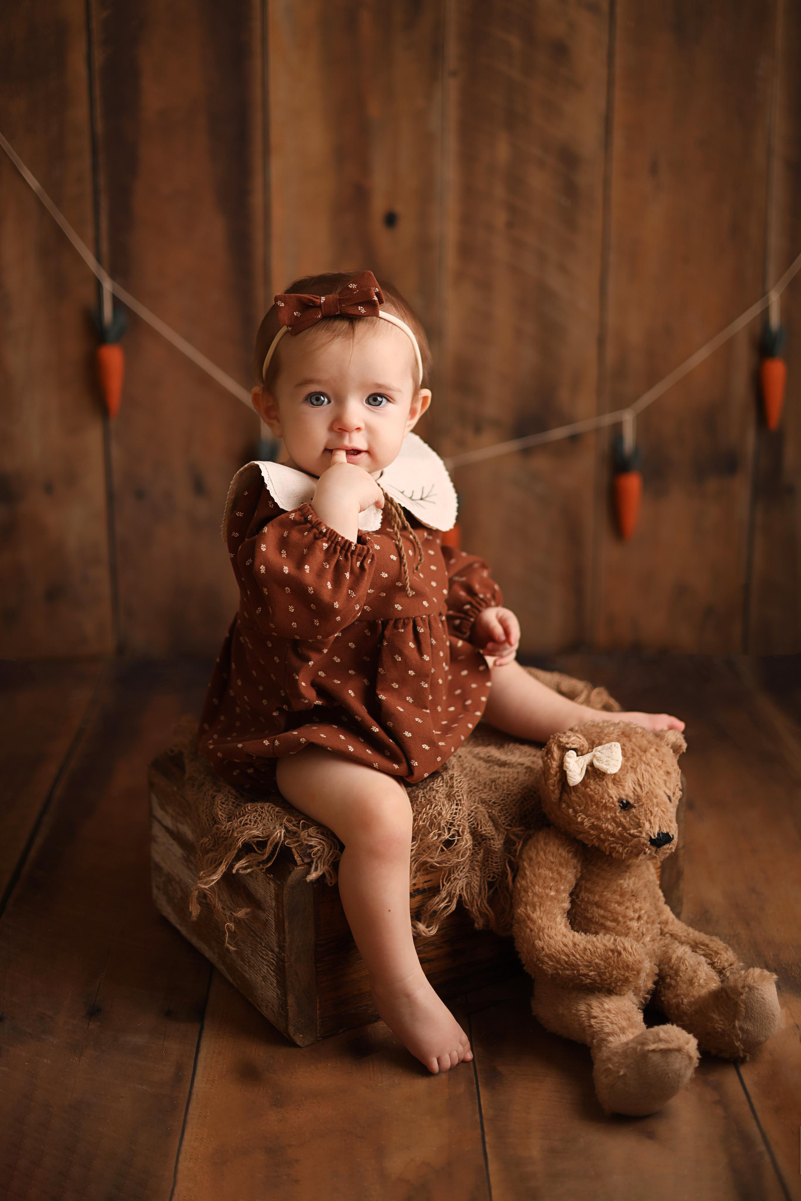 Сонечке 9 месяцев, фотосъемка дома. Фотограф новорожденных Москва. Ньюборн фотограф Москва